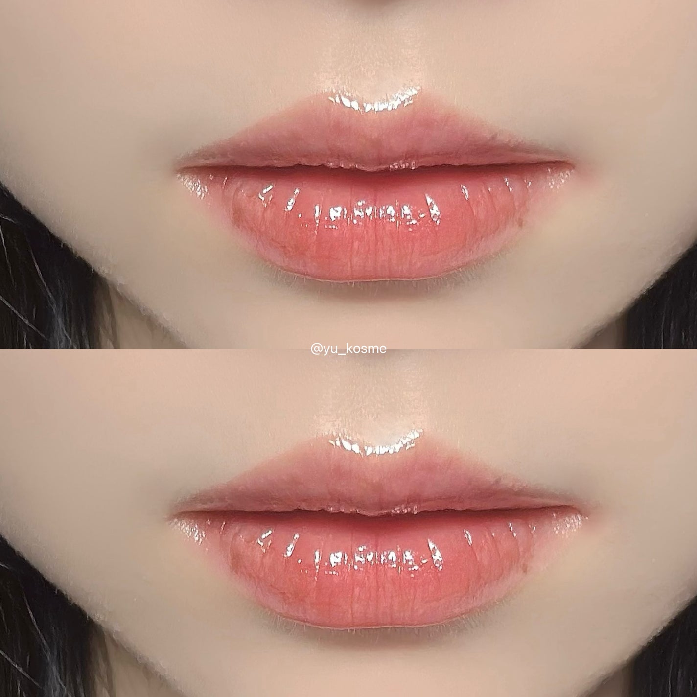 ミラーレスリップオイルグロス/Dinto/リップグロスを使ったクチコミ(4枚目)