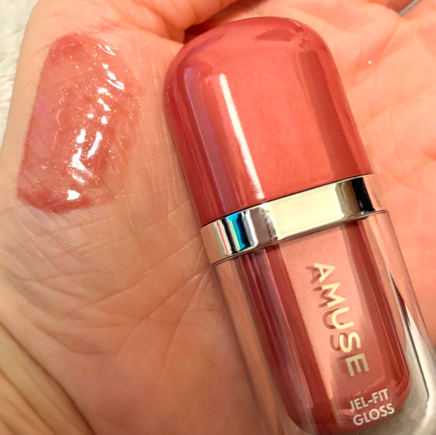 ジェルフィットグロス/AMUSE/リップグロスを使ったクチコミ(2枚目)