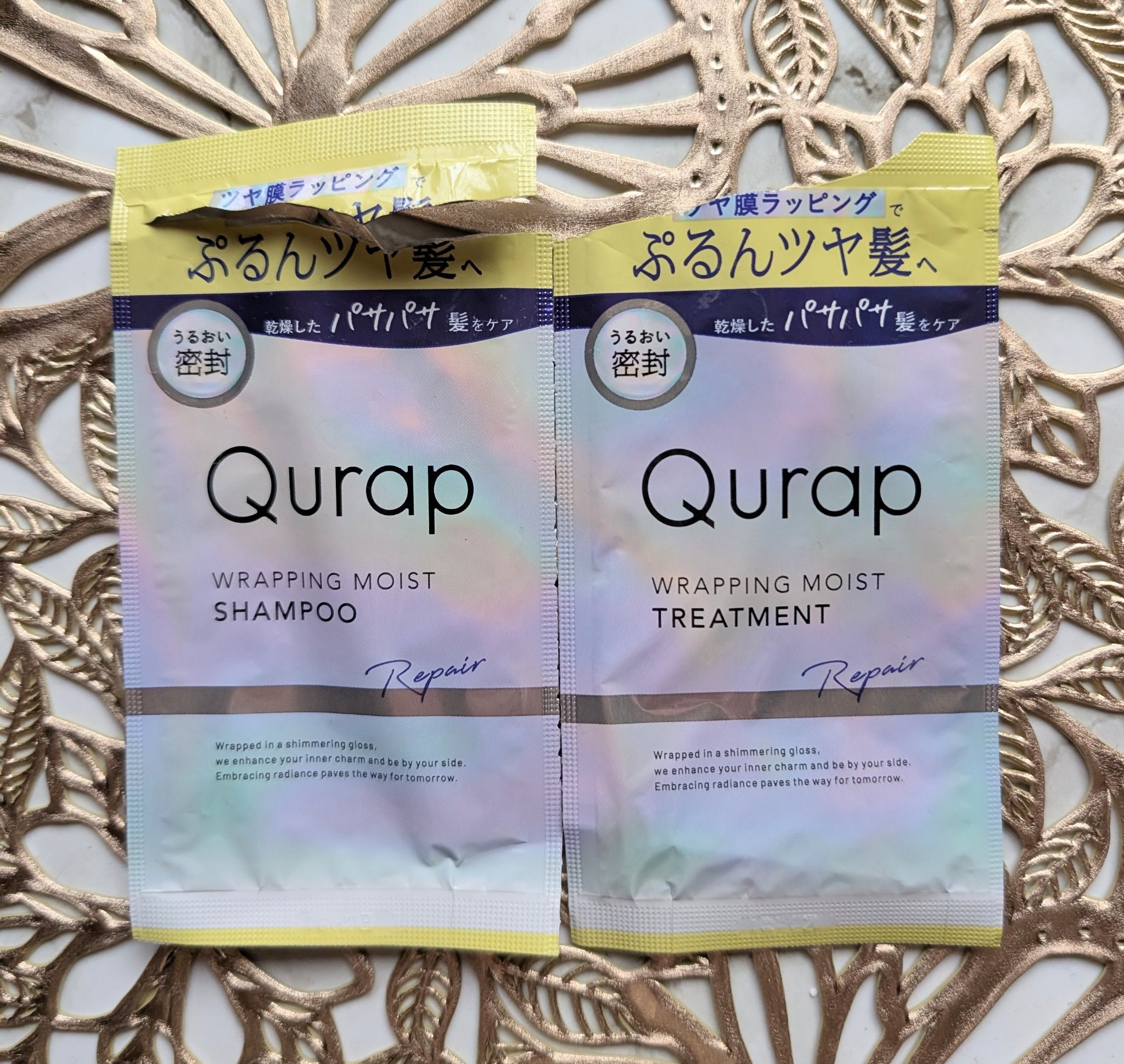 ラッピングモイストシャンプー/トリートメント/Qurap/市販シャンプーを使ったクチコミ（1枚目）