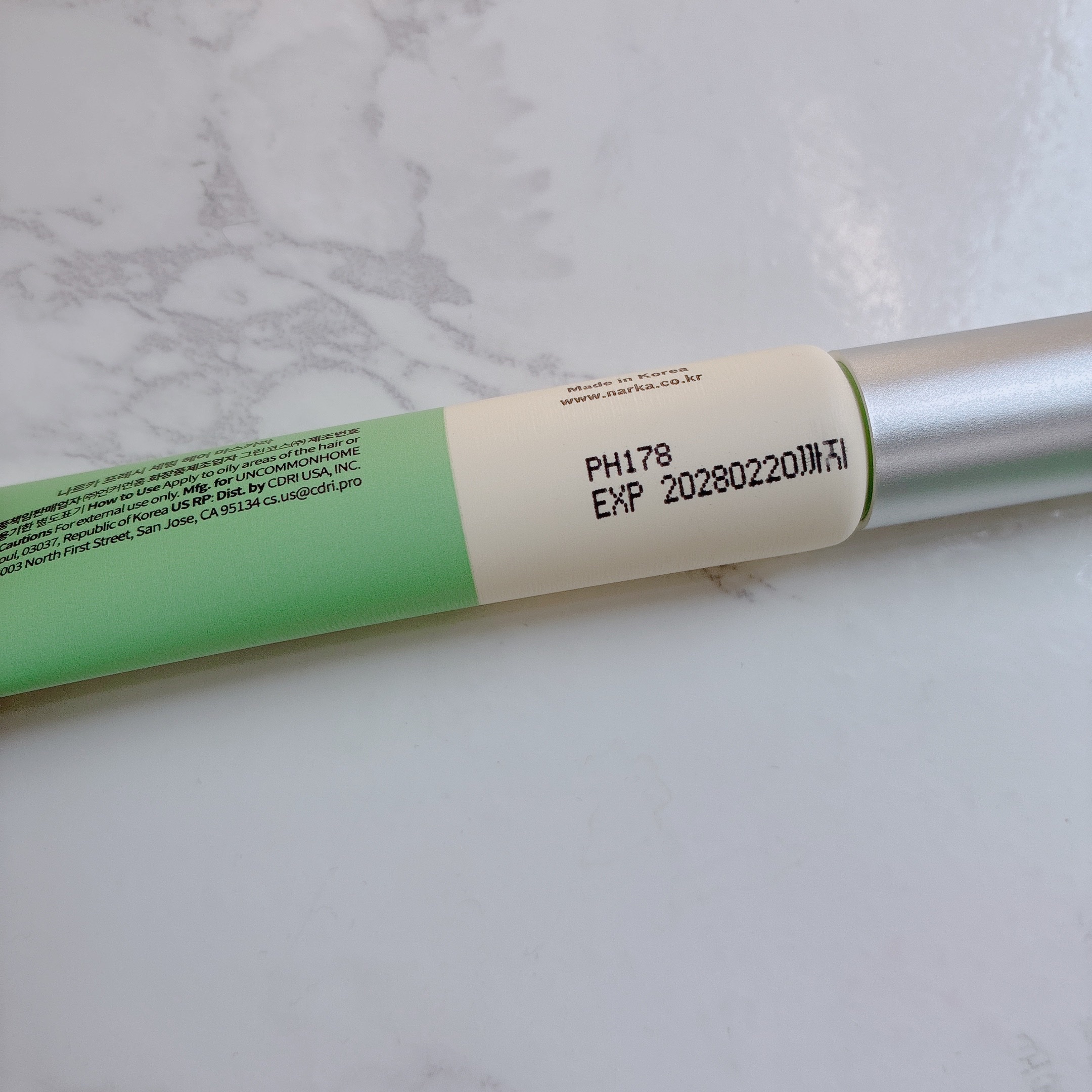 フレッシュセバムヘアマスカラ/narka/その他スタイリングを使ったクチコミ（3枚目）