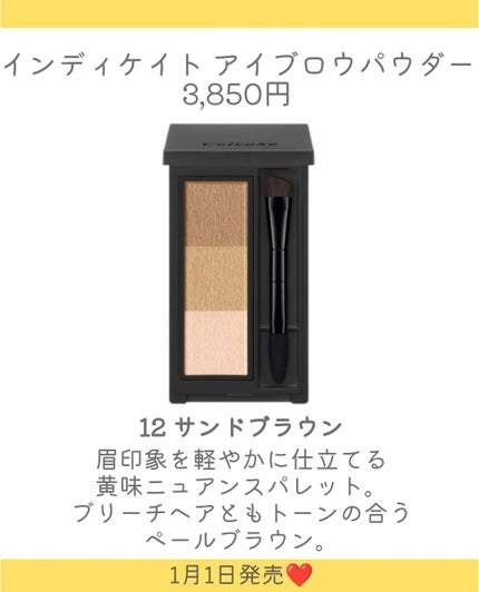 セルヴォーク インディケイトアイブロウパウダー/Celvoke/パウダーアイブロウを使ったクチコミ(8枚目)