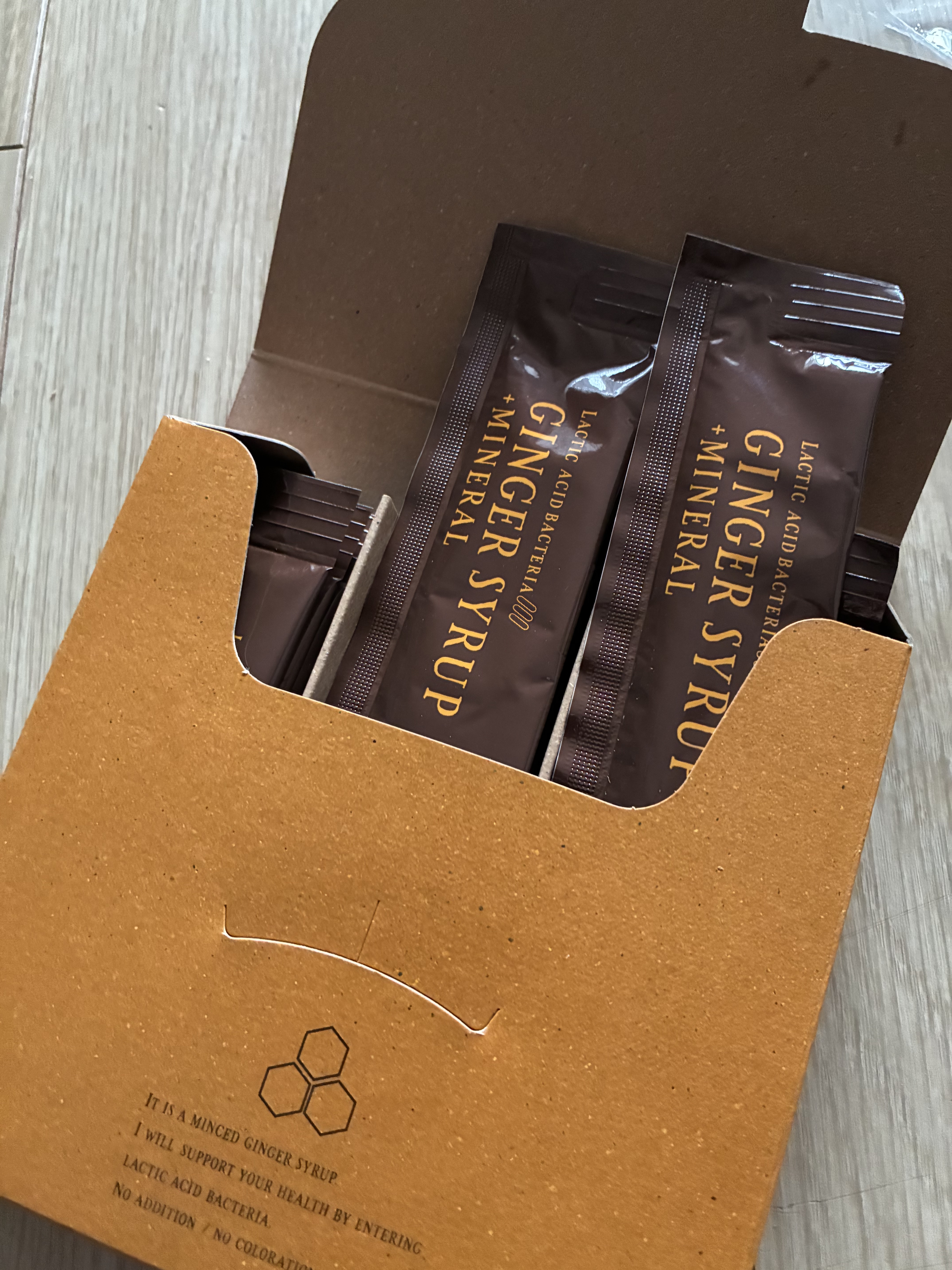 生姜シロップ 乳酸ジンジャー 10ｍL×15包/乳酸ジンジャー/乳酸菌飲料を使ったクチコミ（1枚目）