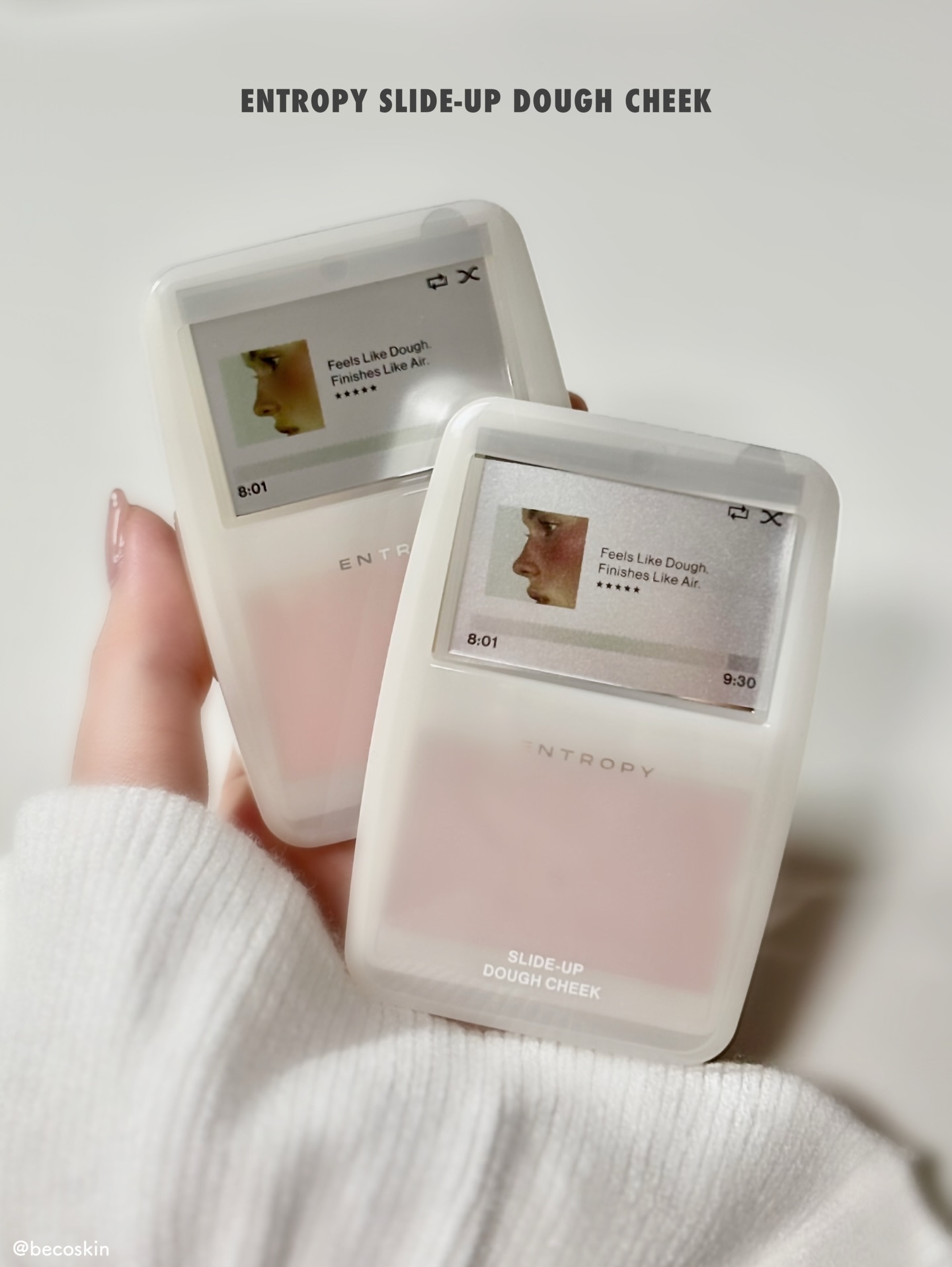 スライドアップドウチーク/ENTROPY/ジェル・クリームチークを使ったクチコミ（2枚目）