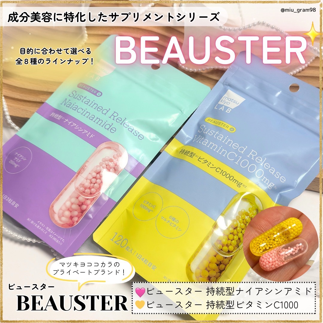 ビュースター 持続型ナイアシンアミド/matsukiyo LAB/美容サプリメントを使ったクチコミ（1枚目）