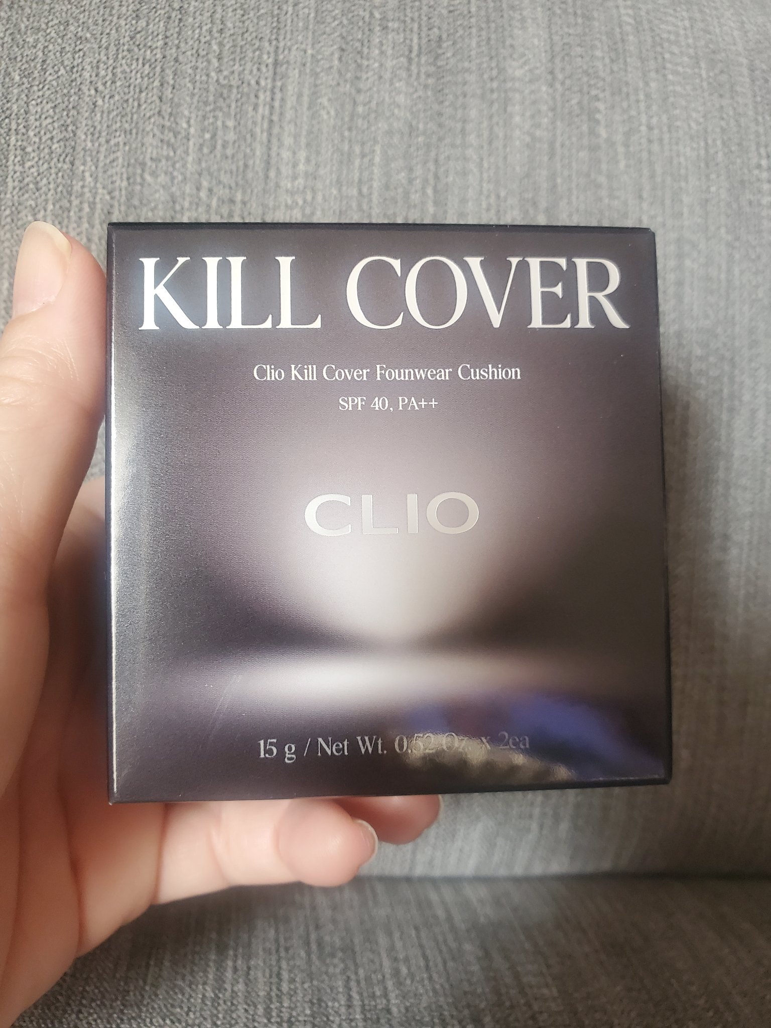 キル カバー ファンウェア クッション/CLIO/クッションファンデーションを使ったクチコミ（2枚目）