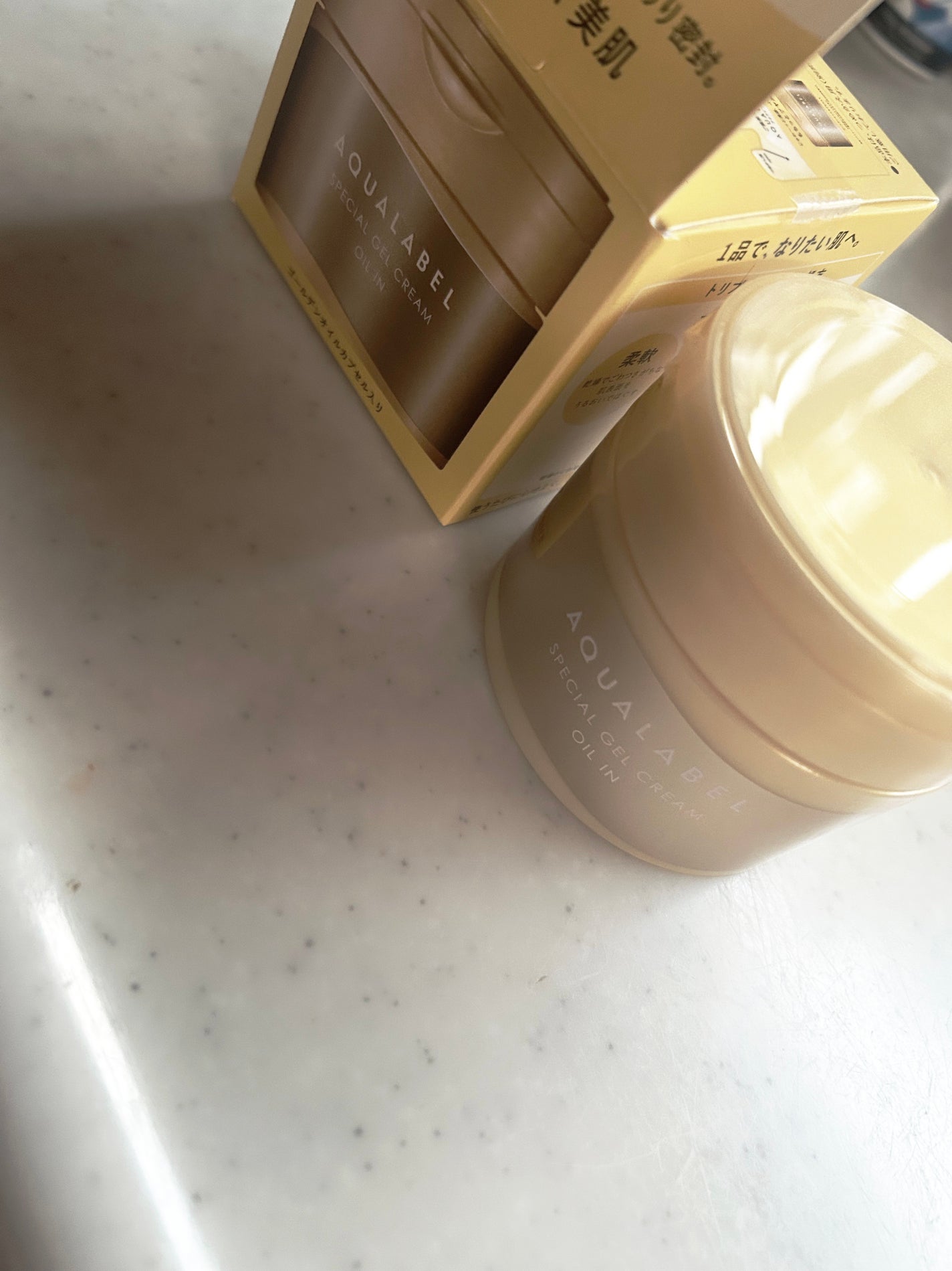 スペシャルジェルクリーム EX (オイルイン)/アクアレーベル/オールインワン化粧品を使ったクチコミ(1枚目)