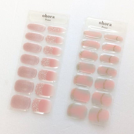 セミキュアジェルネイル(ハンド)/ohora/ネイルシールを使ったクチコミ(4枚目)
