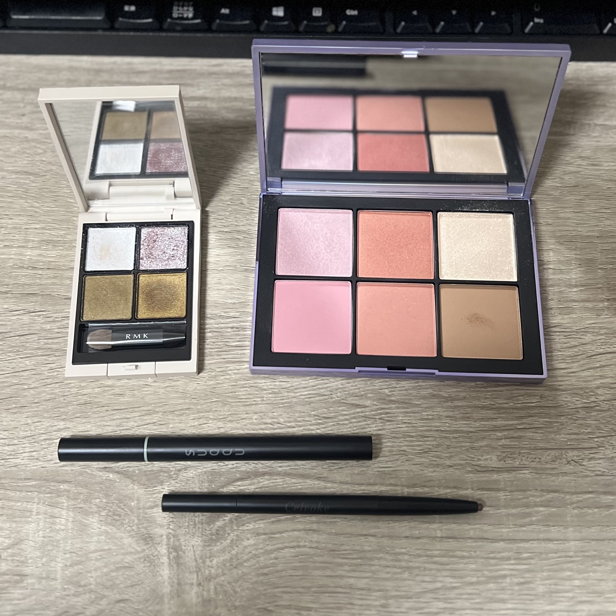 ニュアンス アイライナー 112 グレイッシュモス/SUQQU/リキッドアイライナーを使ったクチコミ（1枚目）