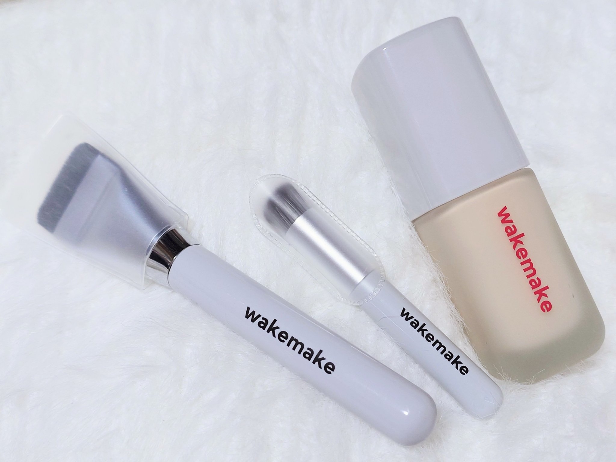 Spatula Wide Foundation Brush/wakemake/メイクブラシを使ったクチコミ（1枚目）