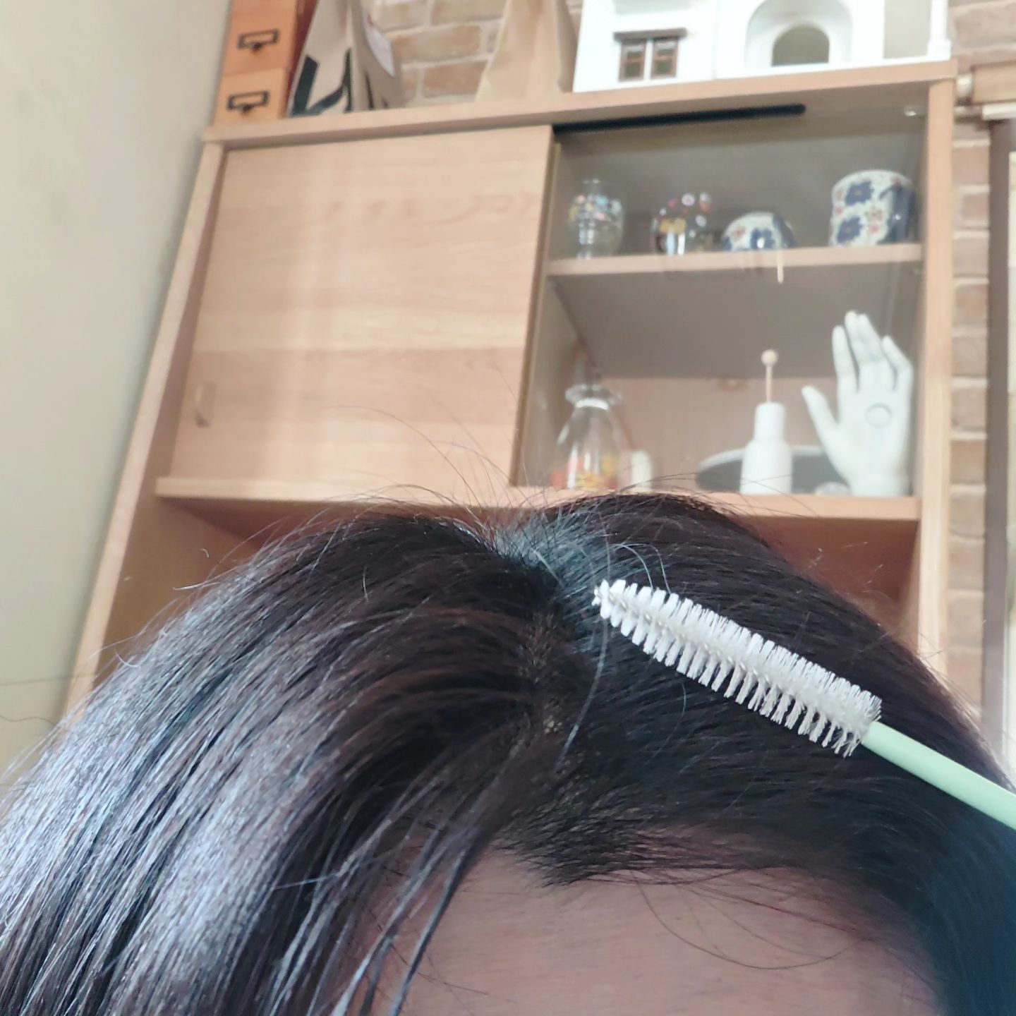 フレッシュセバムヘアマスカラ/narka/その他スタイリングを使ったクチコミ（3枚目）