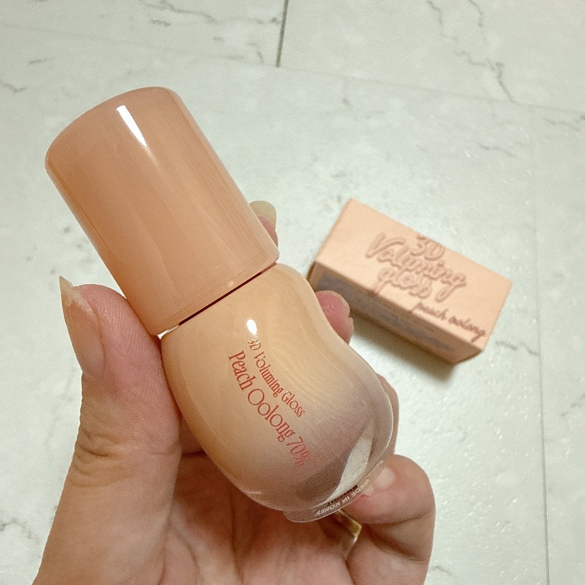 フィー 3Dボリューミンググロス/fwee/リップグロスを使ったクチコミ（2枚目）