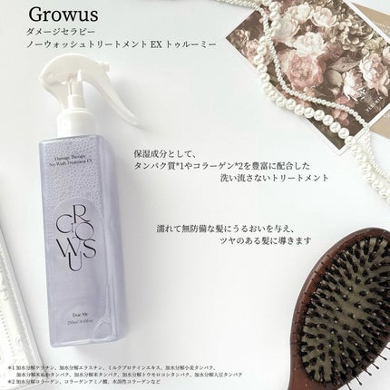 ダメージセラピーノーウォッシュトリートメントEXトゥルーミー (ムスクの香り)/GROWUS/ヘアミストを使ったクチコミ(2枚目)