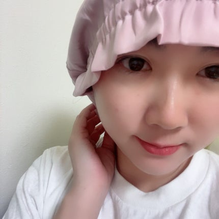 SHOBIDO おやすみヘアキャップのクチコミ「寝る前のひと手間で、
翌朝の髪がぜんっぜん違うって知ってた…?🤭
SILK NIGHT CAP.....」(3枚目)