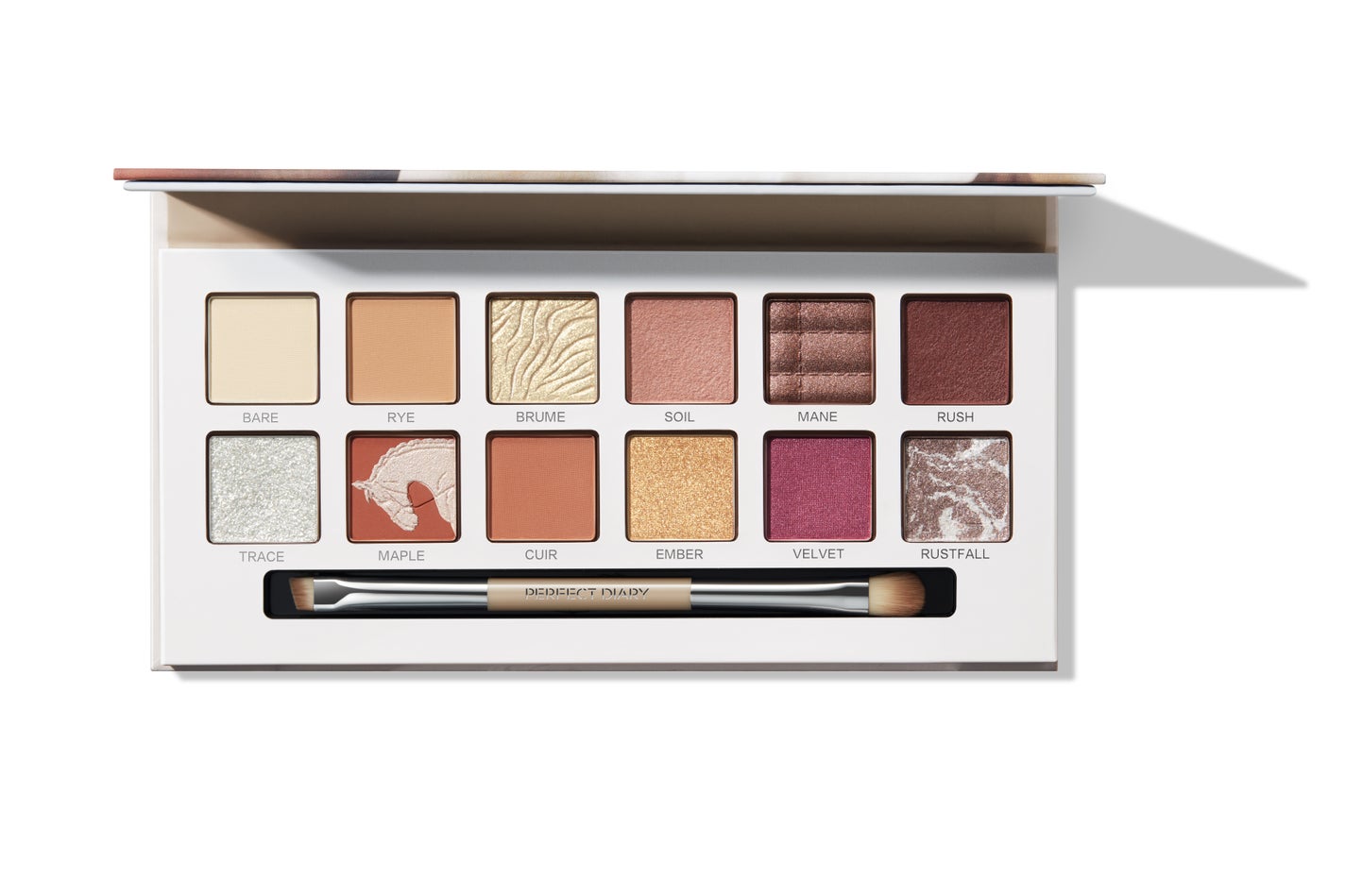 エクスプローラ12色 動物アイシャドウパレット オータムチェスナット