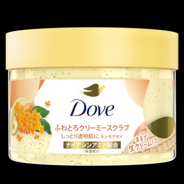ダヴ　ふわとろ　クリーミースクラブ キンモクセイ/ダヴ/ボディスクラブを使ったクチコミ（1枚目）