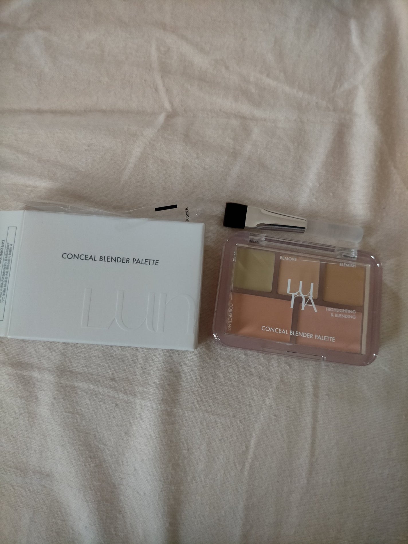 コンシールブレンダーパレット/LUNA/パレットコンシーラーを使ったクチコミ(1枚目)