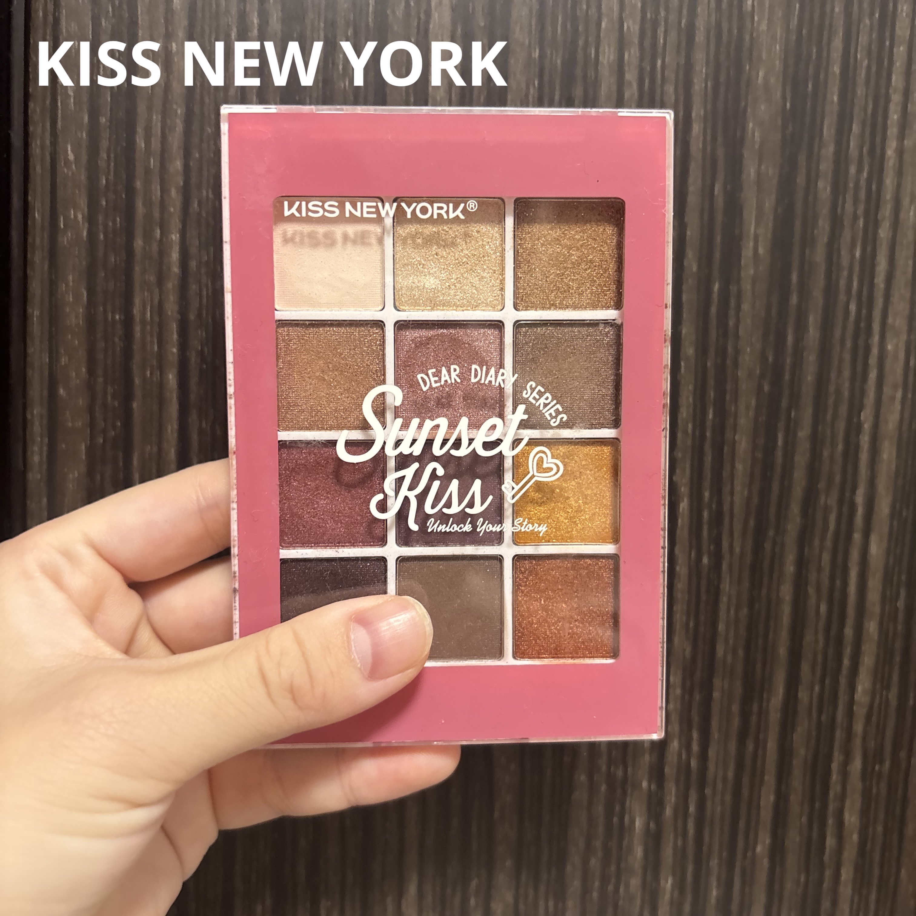 ディアダイアリー・サンセットキス/KISS NEW YORK/アイシャドウパレットを使ったクチコミ（1枚目）