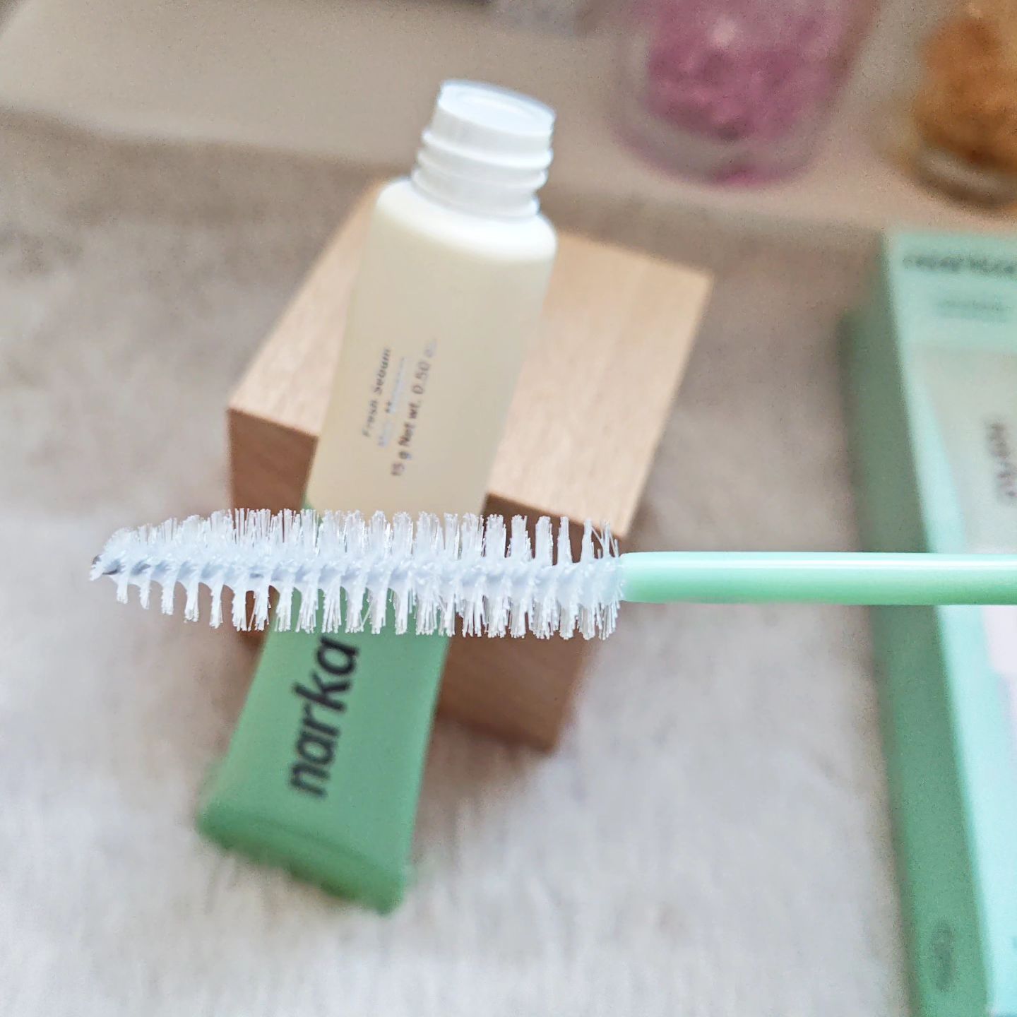 フレッシュセバムヘアマスカラ/narka/その他スタイリングを使ったクチコミ（2枚目）