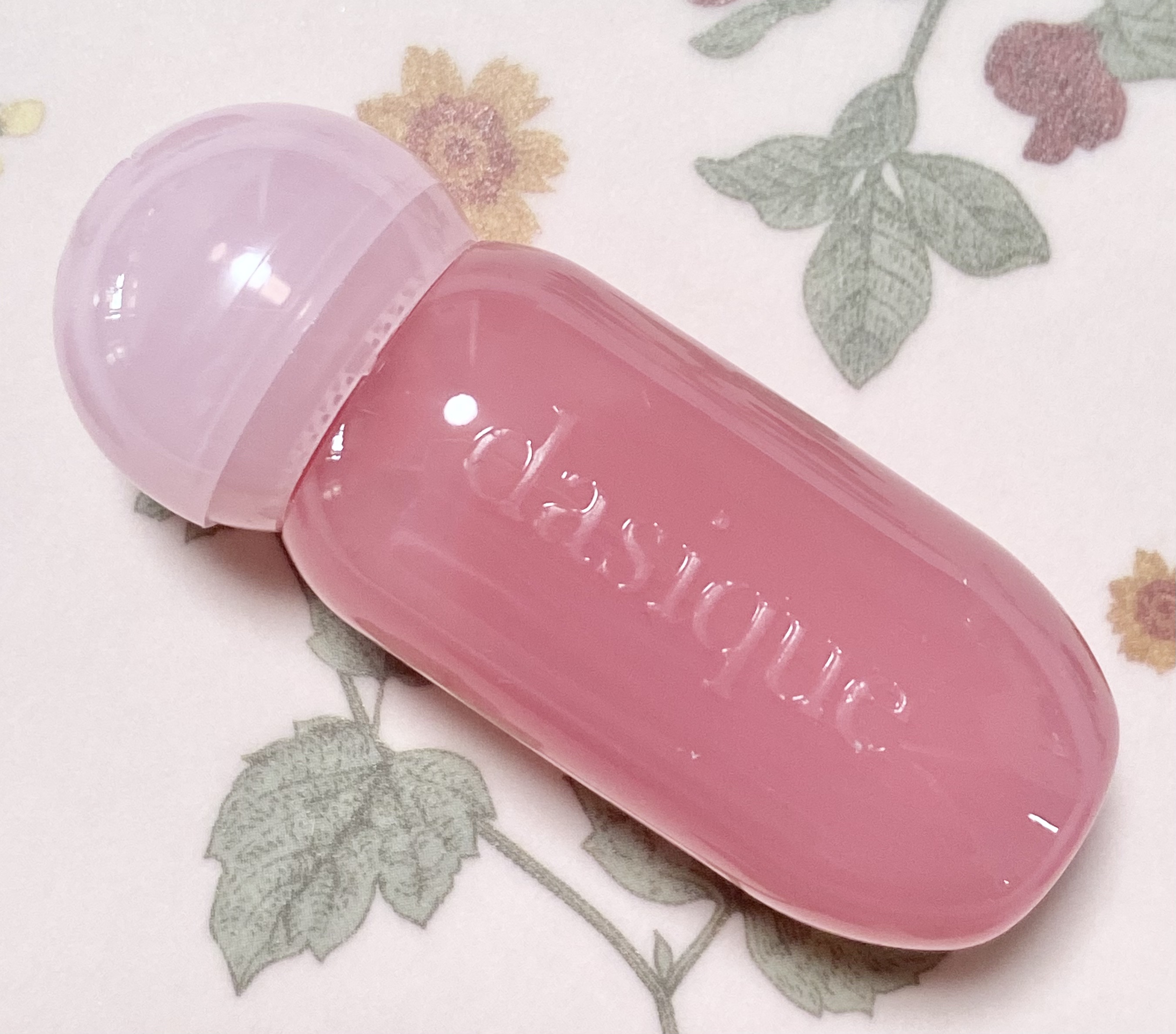 ジューシーデューイグロウティント 09 ダンデリオンピンク(ミニ) /dasique/リップティントを使ったクチコミ（2枚目）