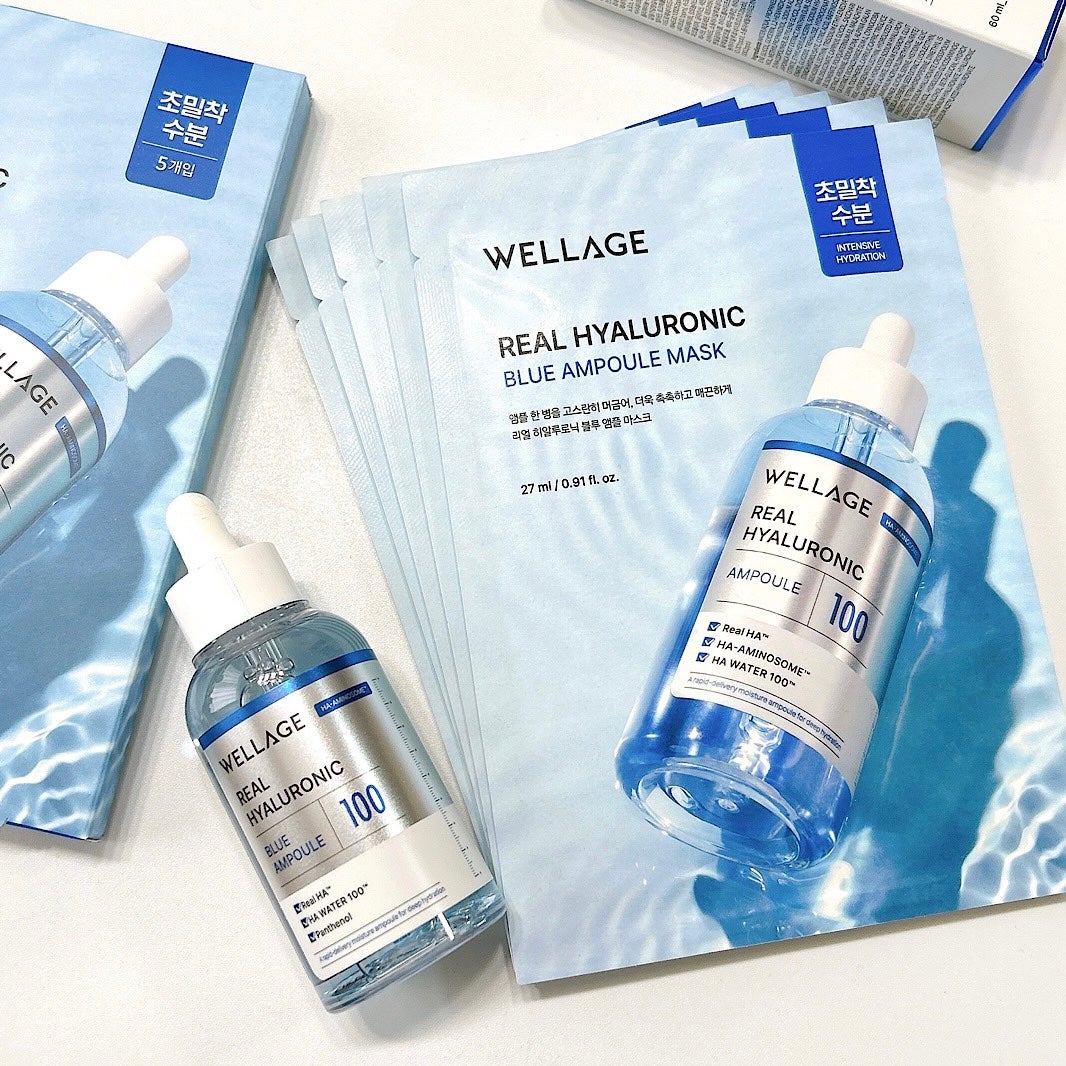 リアルヒアルロニックブルーアンプル 100/Wellage/美容液を使ったクチコミ(1枚目)