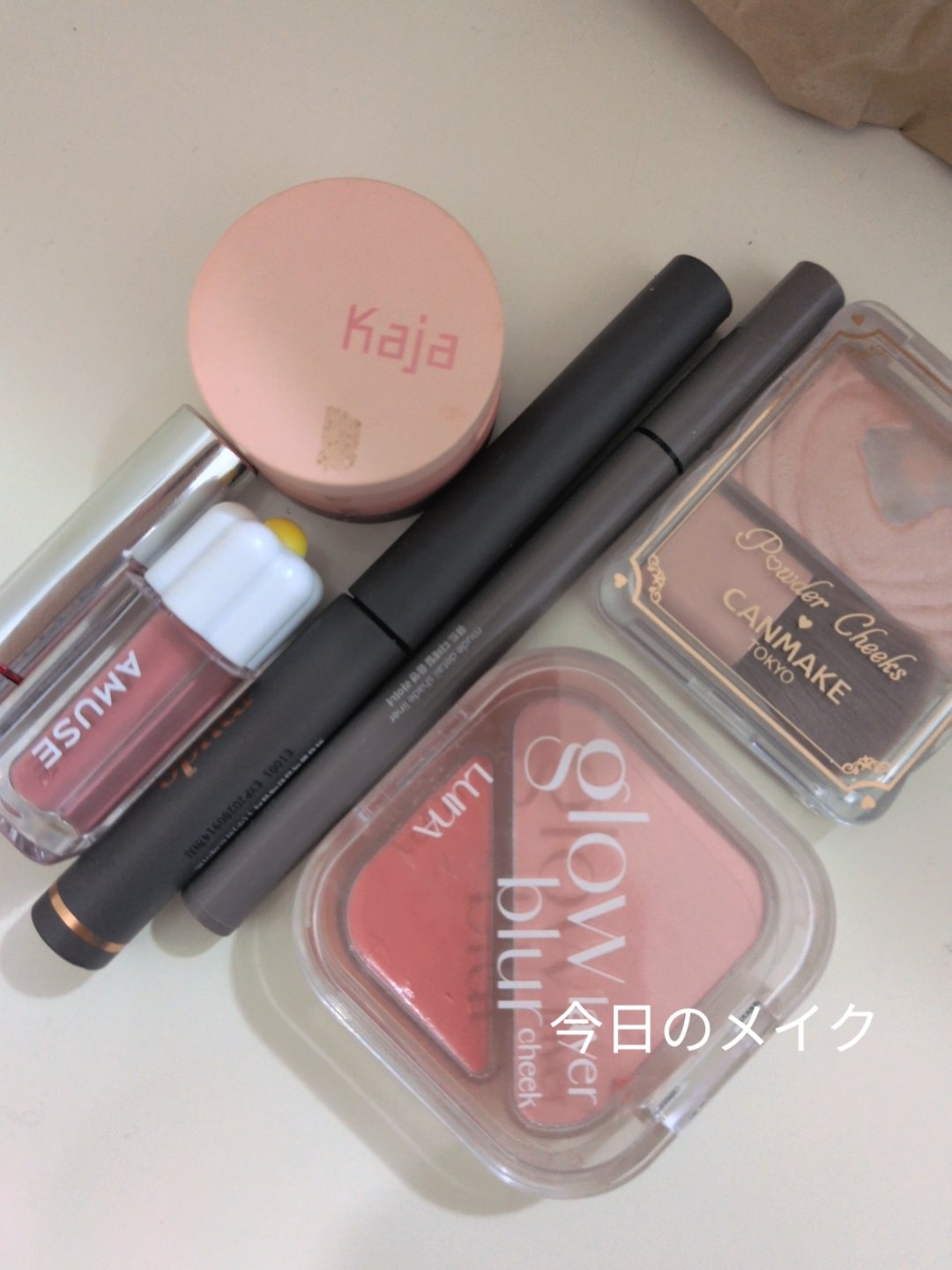 グローレイヤーブラーチーク 05 スリーピーピンク/LUNA/パウダーチークを使ったクチコミ（1枚目）