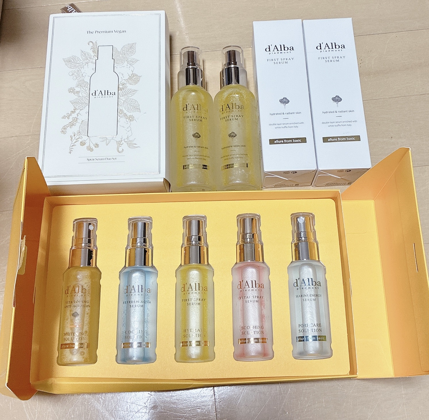 ダルバ ホワイトトリュフファーストスプレーセラム/ダルバ/ミスト状化粧水を使ったクチコミ（1枚目）