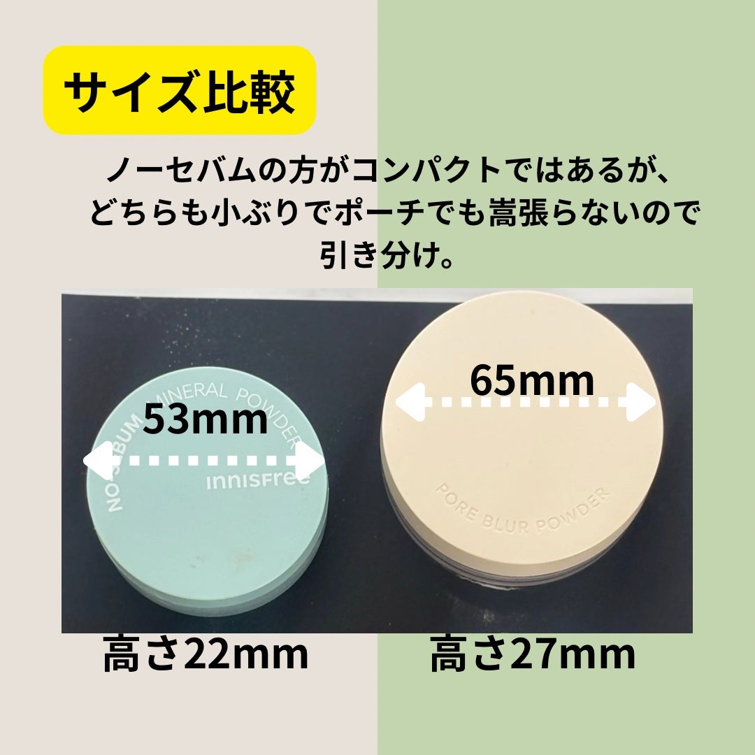 ポアブラー パウダー/innisfree/ルースパウダーを使ったクチコミ(4枚目)