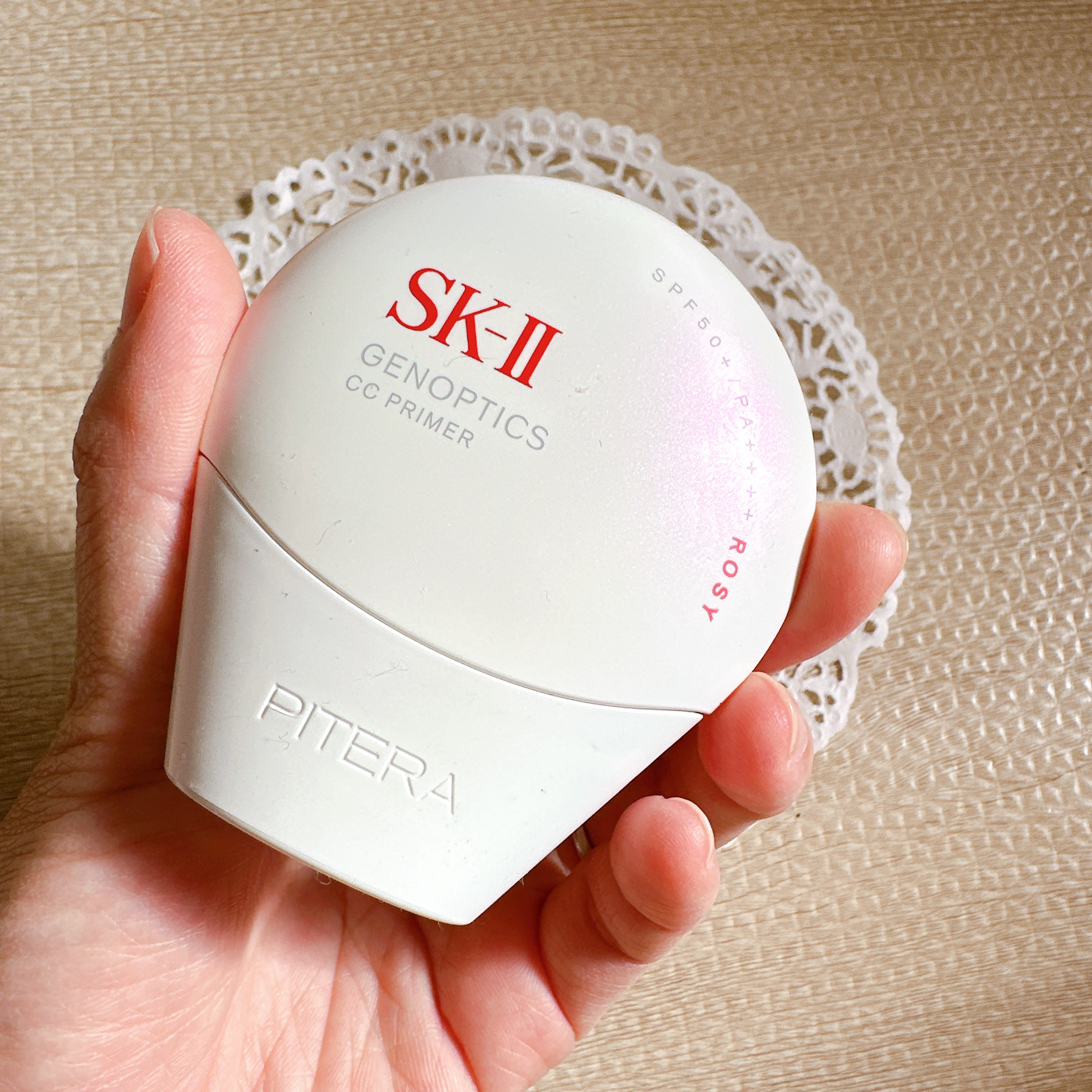 SK-II ジェノプティクス CC プライマー ロージー ピンク/SK-II/CCクリームを使ったクチコミ（2枚目）