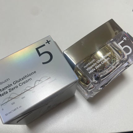 5番 白玉グルタチオンCメラゼロクリーム/numbuzin/フェイスクリームを使ったクチコミ(1枚目)