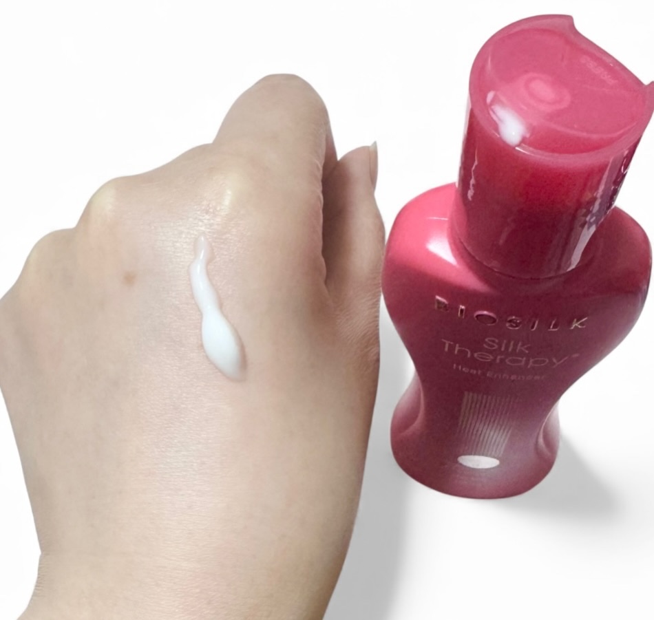 ヒートエンハンサーヘアミルク/Silk Therapy/ヘアミルクを使ったクチコミ（2枚目）