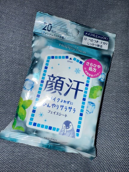 ハッピーデオ フェイスシート リフレッシュミント/マンダム/フェイスシートを使ったクチコミ(1枚目)