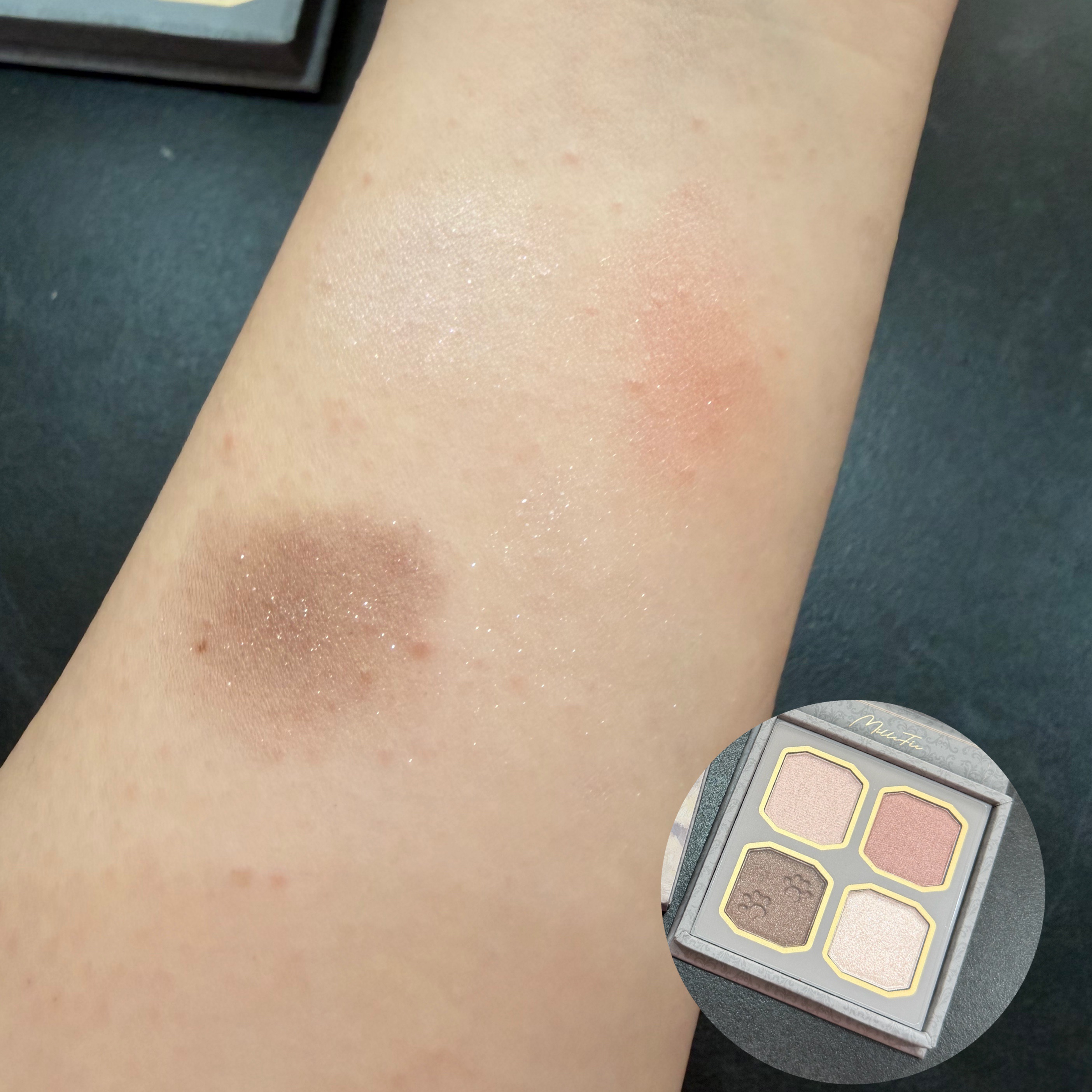 マイキティアイパレット 04 ミヌエット/MilleFée/アイシャドウパレットを使ったクチコミ（2枚目）