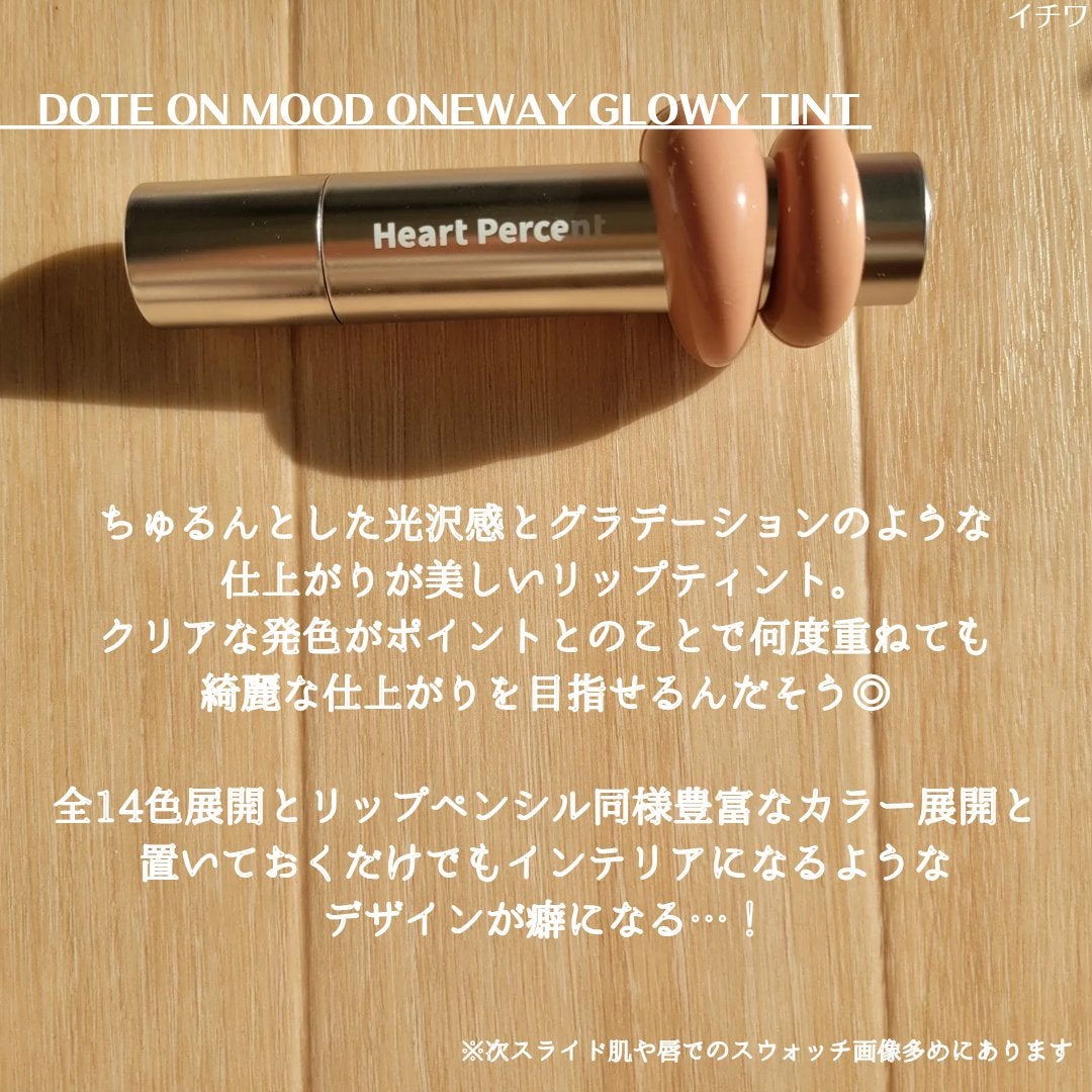 ドットオンムードリップペンシル/Heart Percent/リップライナーを使ったクチコミ(7枚目)