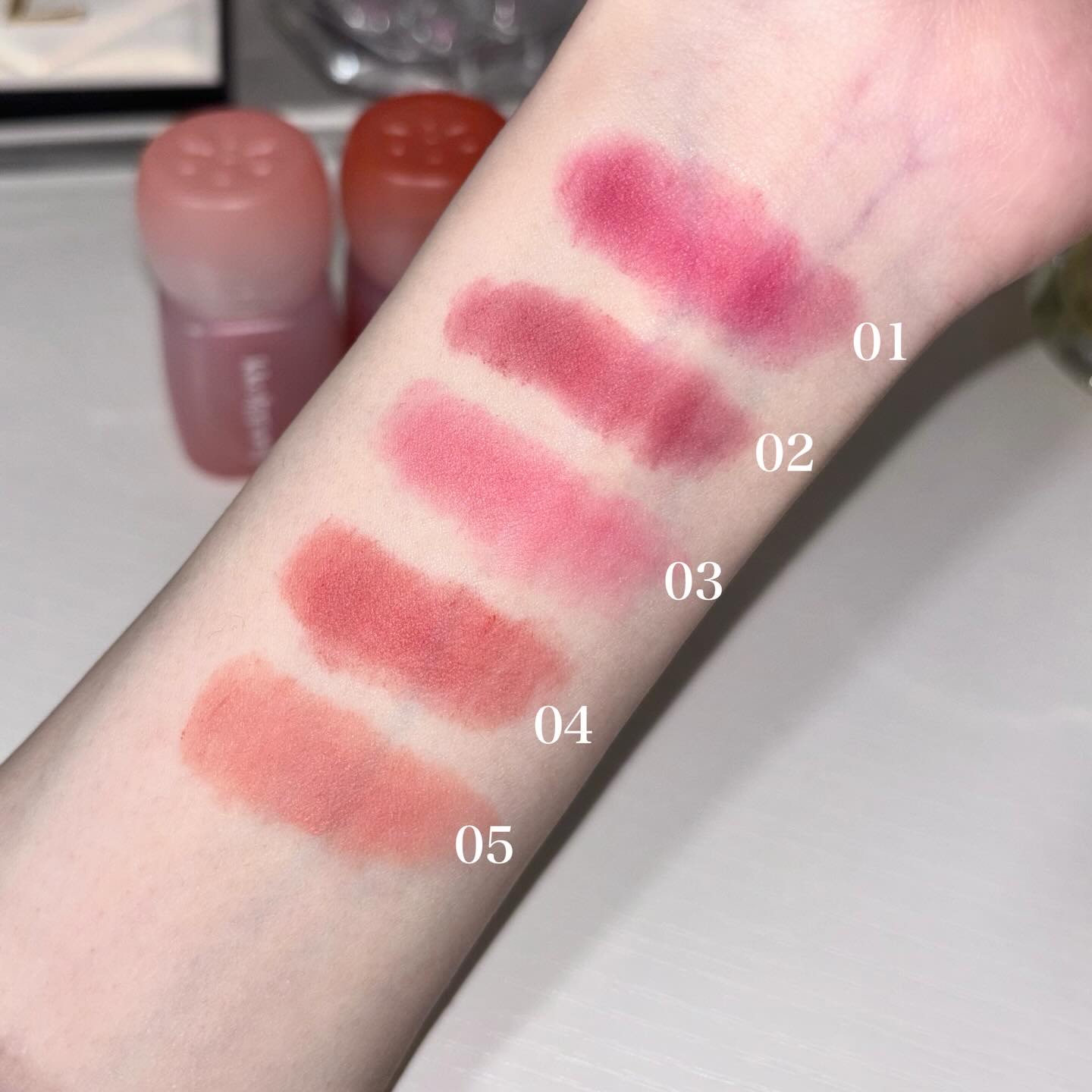 ピネローズブラーティント/kkotppang/リップティントを使ったクチコミ（3枚目）