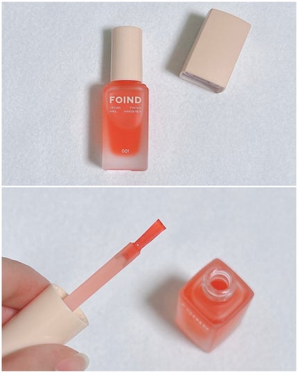 001 ヴィーガンティンテッドネイルハードナー/FOIND/ネイル用品を使ったクチコミ(3枚目)
