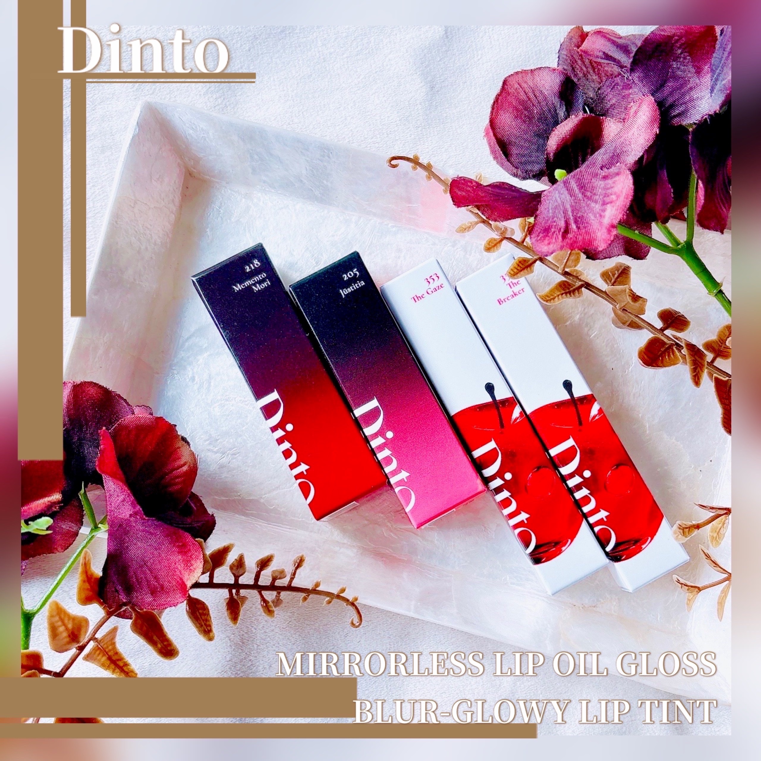 ブラーグロイリップティント/Dinto/リップティントを使ったクチコミ（1枚目）