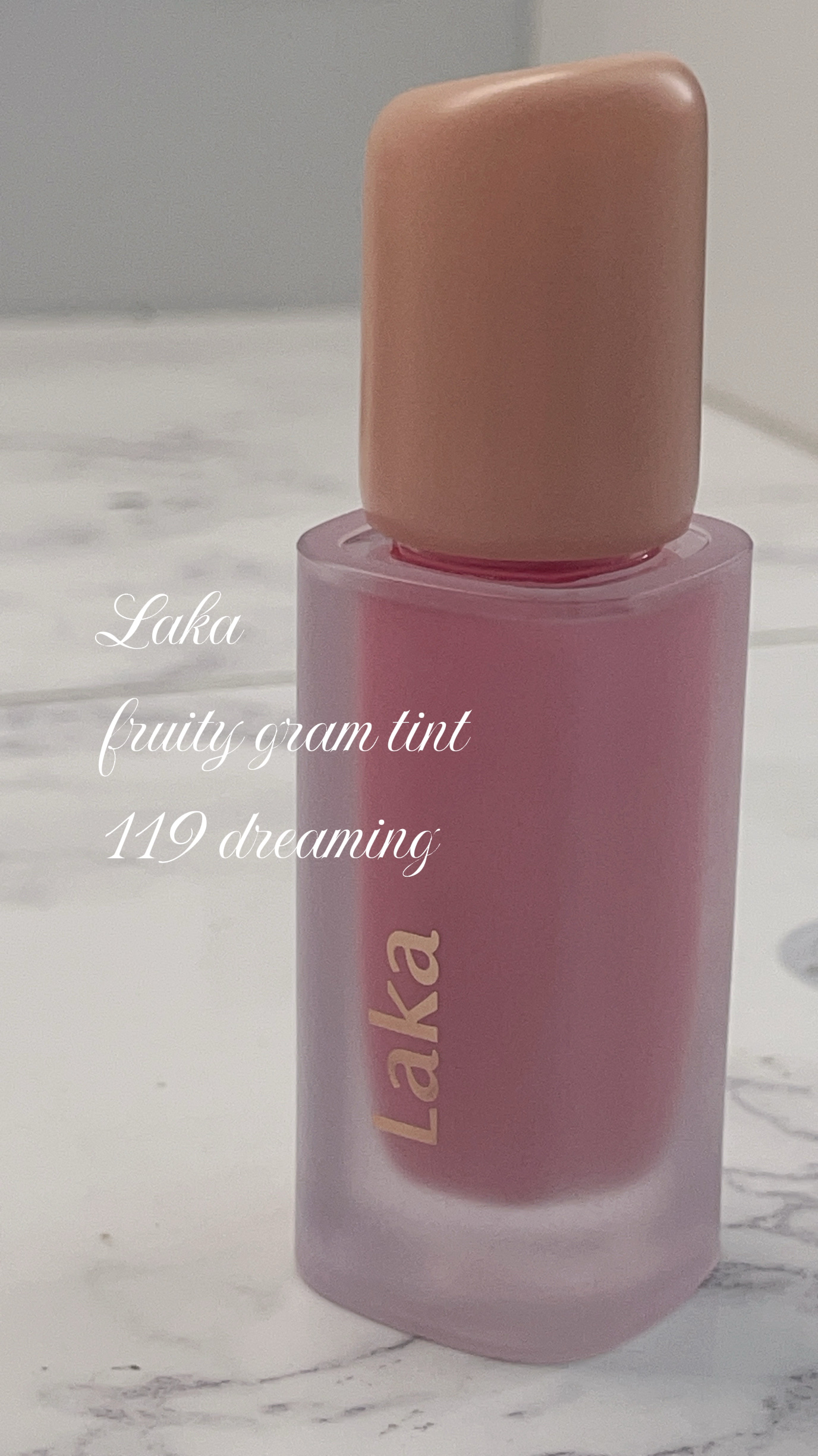 フルーティーグラムティント 119 ドリーミング/Laka/リップティントを使ったクチコミ（2枚目）