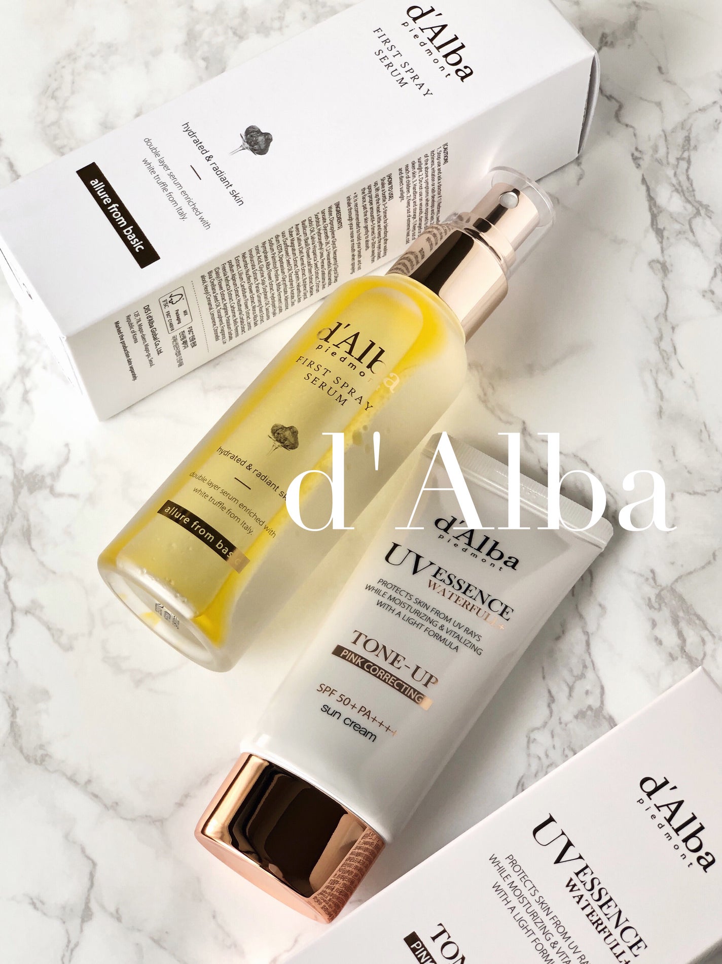 ダルバ ホワイトトリュフファーストスプレーセラム/ダルバ/ミスト状化粧水を使ったクチコミ(1枚目)