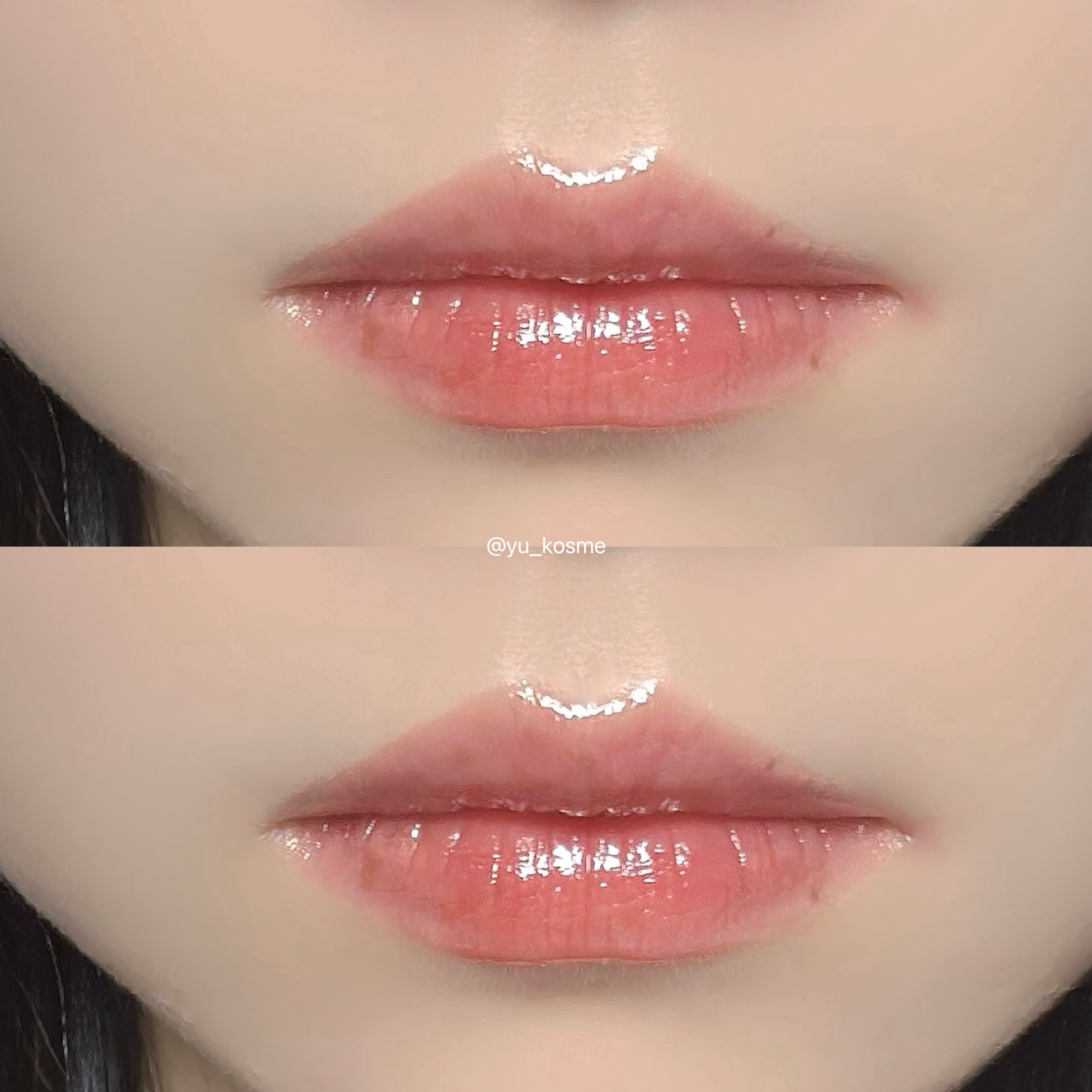 ミラーレスリップオイルグロス/Dinto/リップグロスを使ったクチコミ（3枚目）