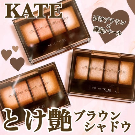 ケイト メロウブラウンアイズ/KATE/アイシャドウパレットを使ったクチコミ(1枚目)