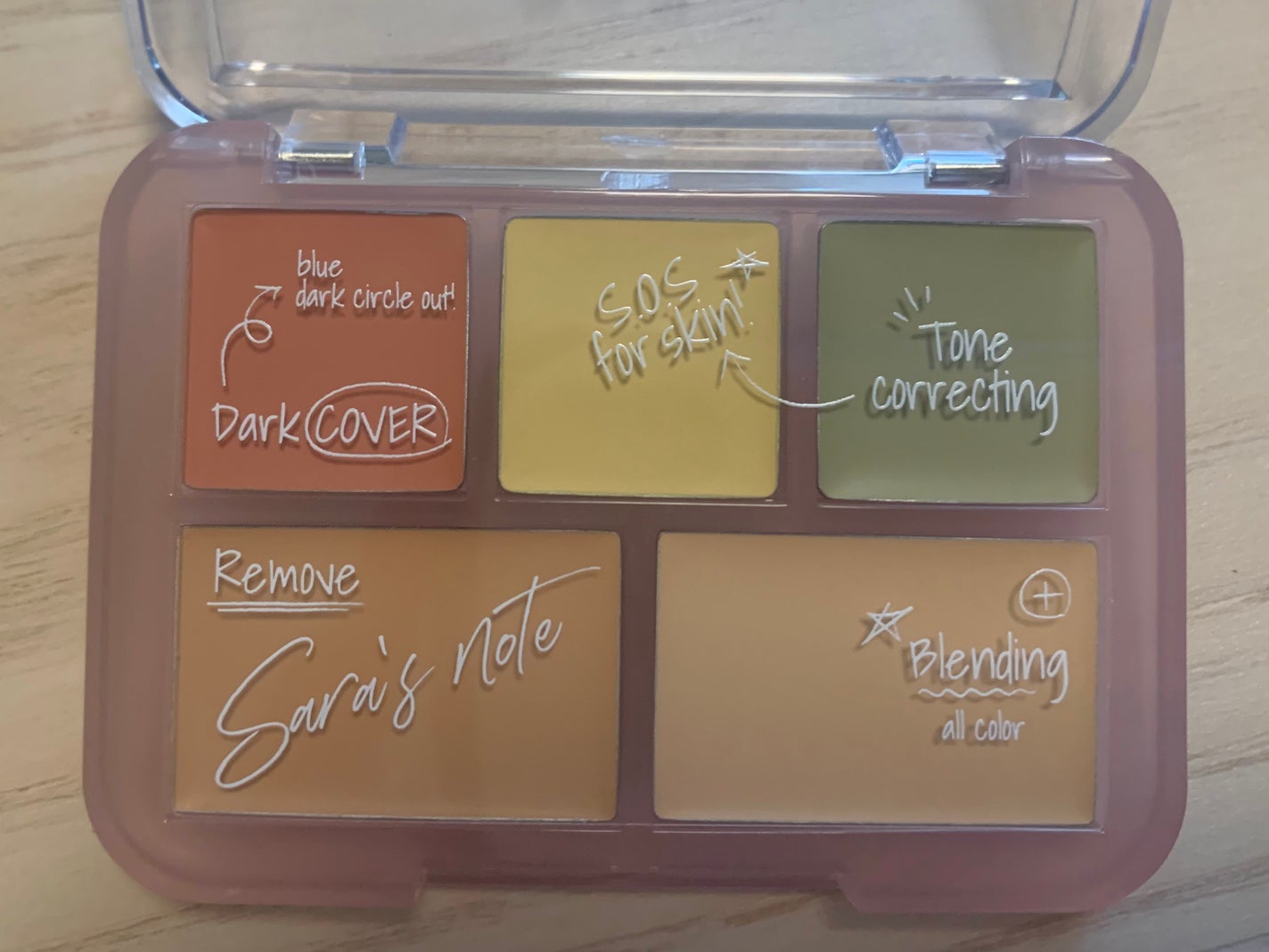 コンシールブレンダーパレット/LUNA/パレットコンシーラーを使ったクチコミ(2枚目)