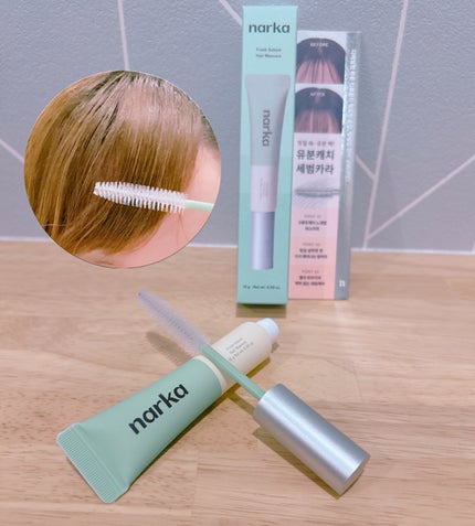 フレッシュセバムヘアマスカラ/narka/その他スタイリングを使ったクチコミ(2枚目)