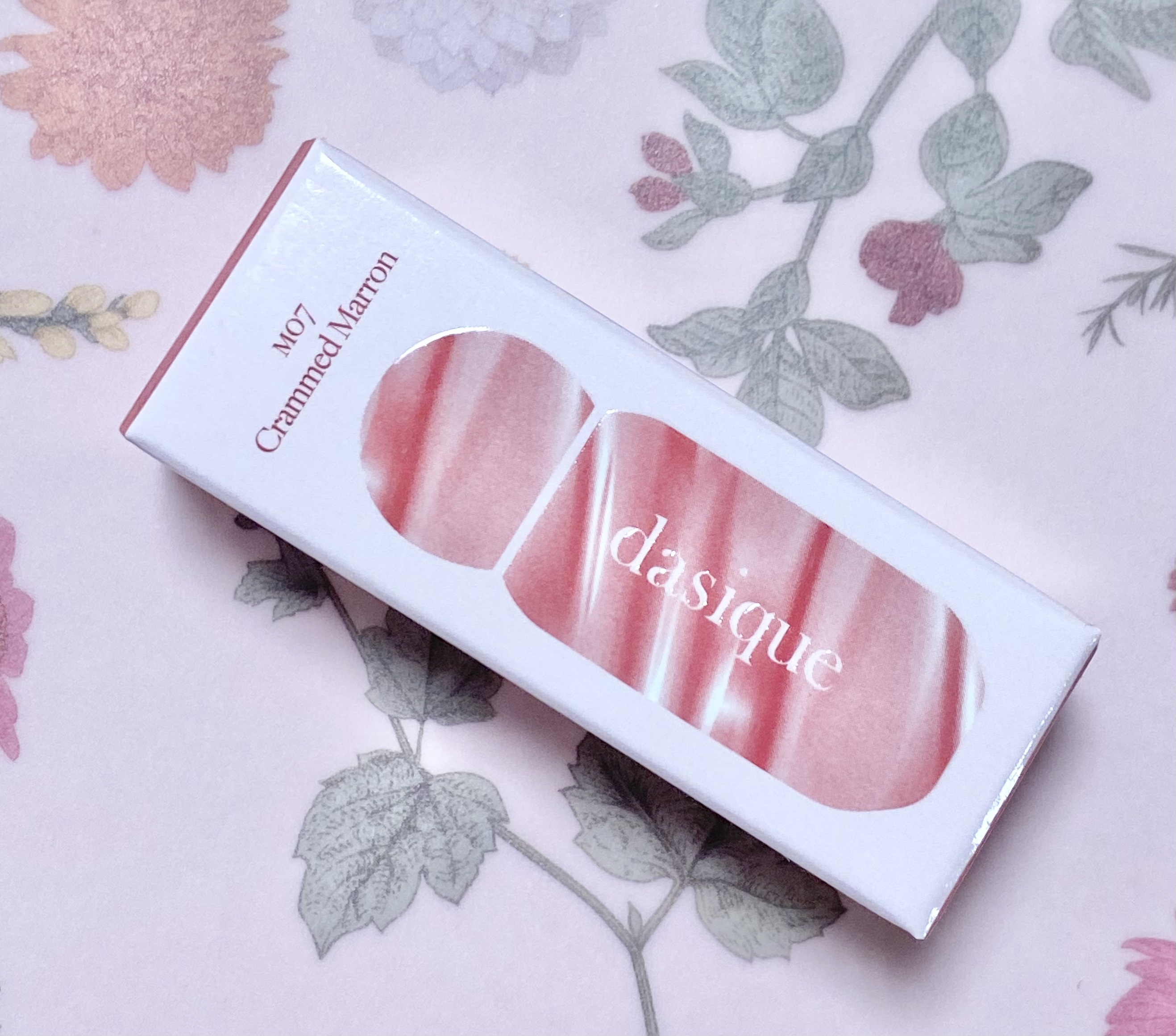 ジューシーデューイグロウティント 07 クレームドマロン(ミニ) /dasique/リップティントを使ったクチコミ（1枚目）