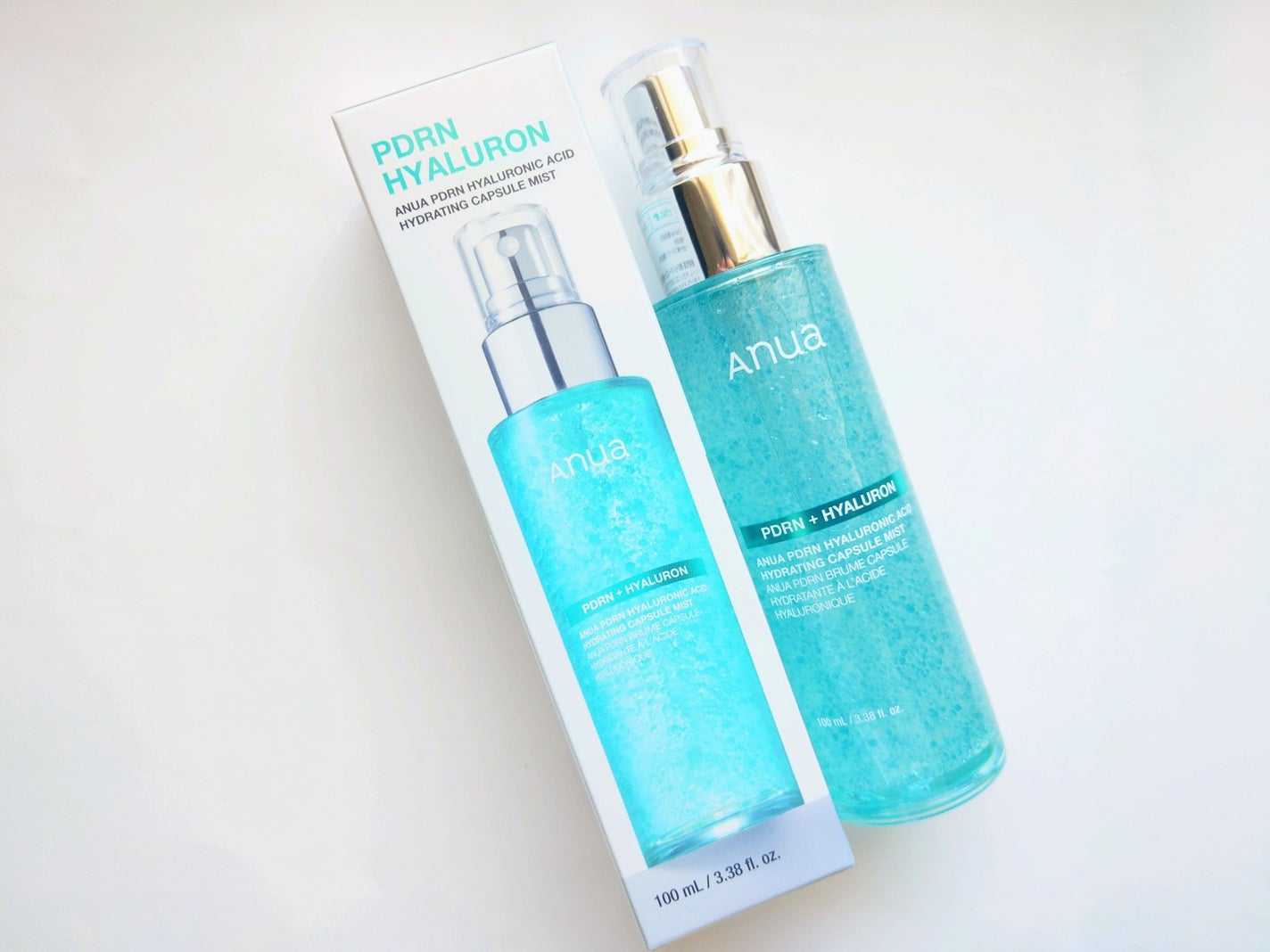 PDRNヒアルロン酸ハイドレイティングミスト/Anua/ミスト状化粧水を使ったクチコミ(1枚目)