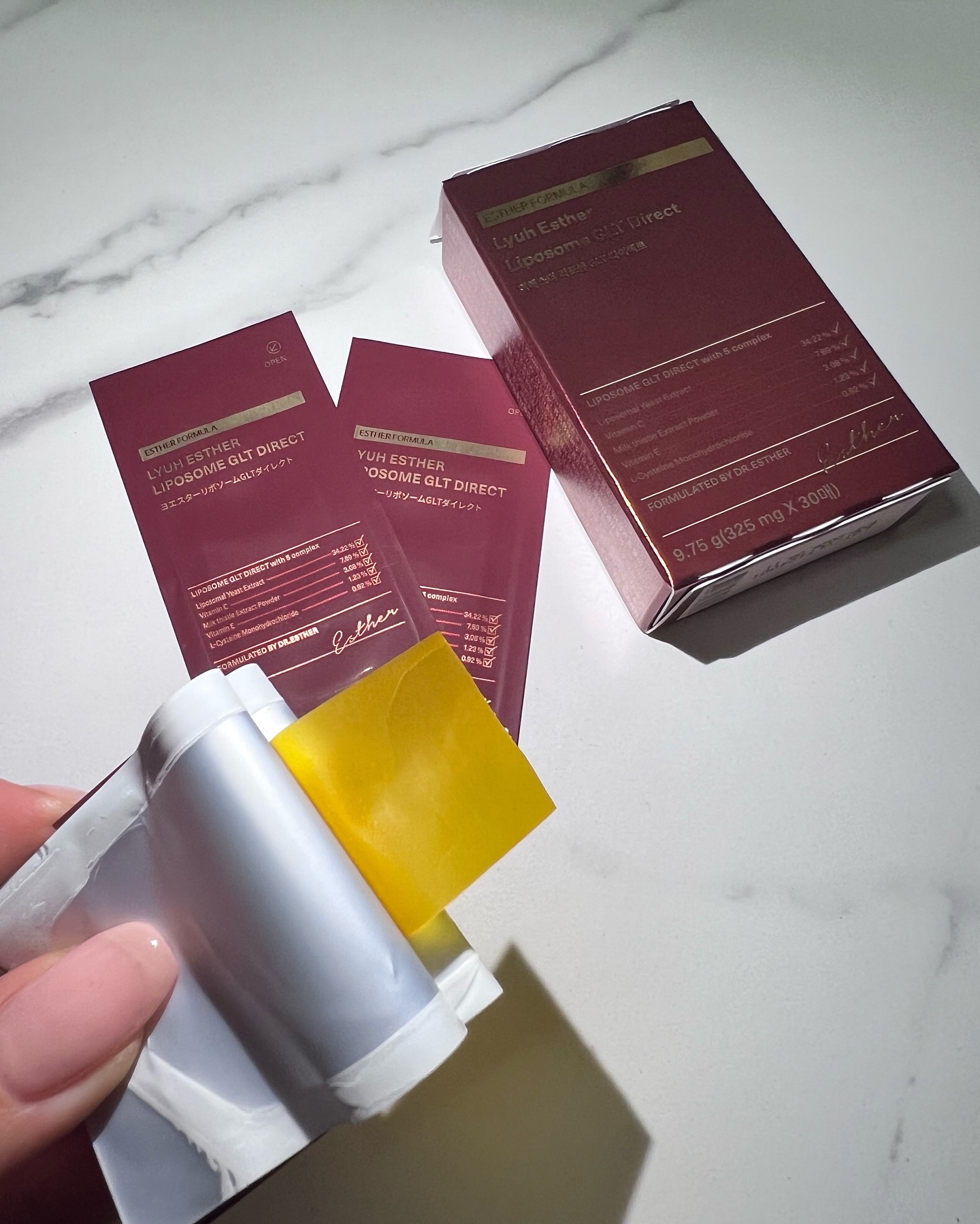 ヨエスターGLTダイレクトウルトラX/ESTHER FORMULA/美容サプリメントを使ったクチコミ（3枚目）
