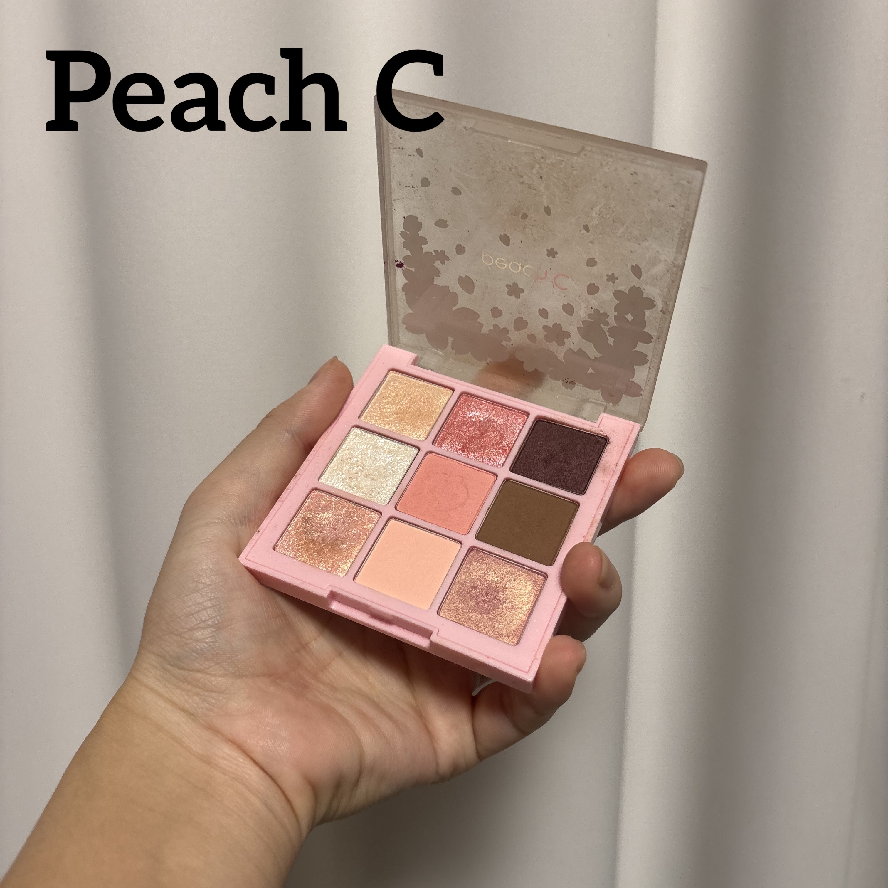 アイシャドウパレット ブロッサムエディション ＃シャインピンク/Peach C/アイシャドウパレットを使ったクチコミ（1枚目）
