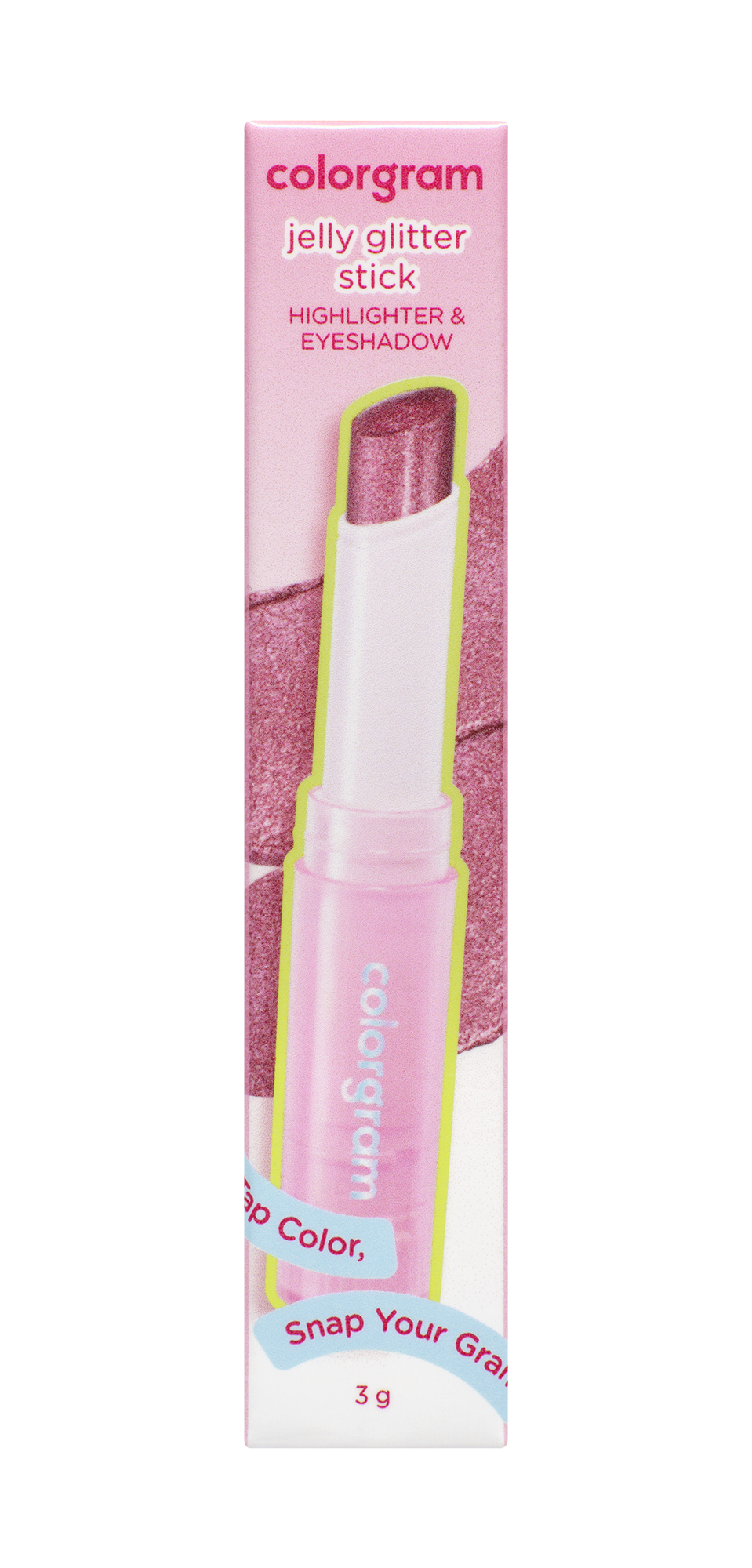 カラーグラム ぷるんジェリービームスティック 08 ピンクチェリー