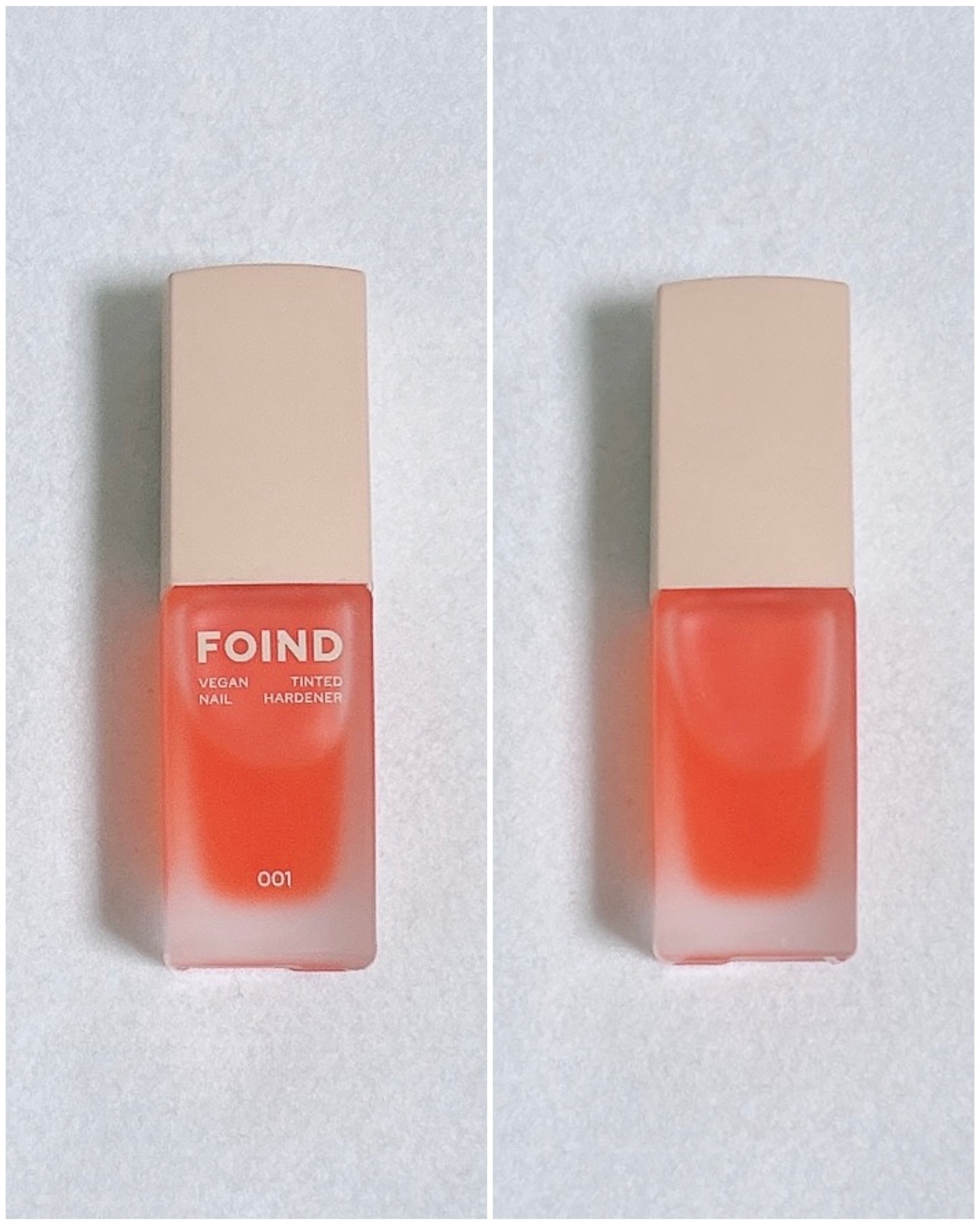 001 ヴィーガンティンテッドネイルハードナー/FOIND/ネイル用品を使ったクチコミ（2枚目）