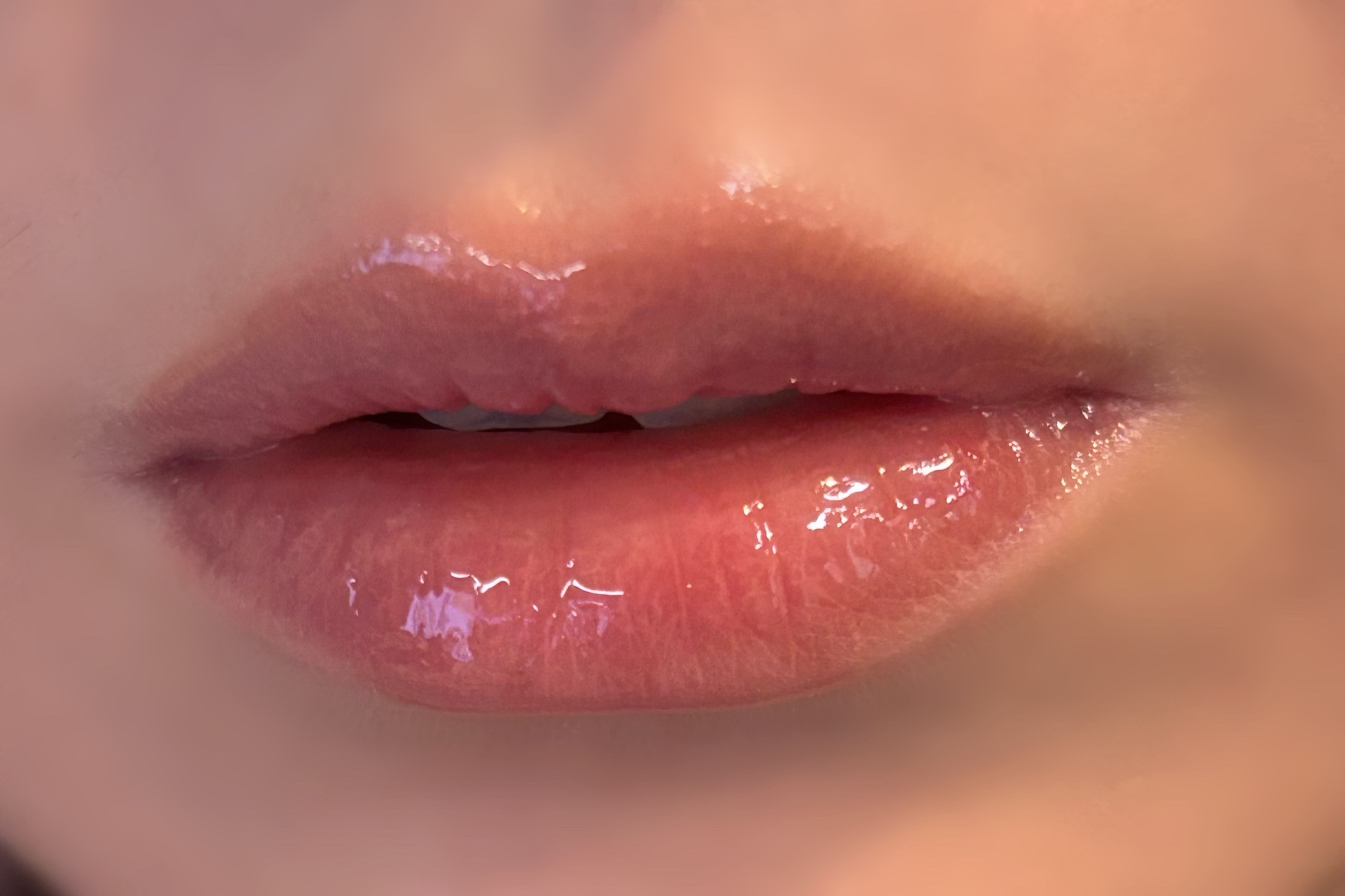 オーバーデューグロッシーリップティント BLUSH/NAMING./リップティントを使ったクチコミ（3枚目）