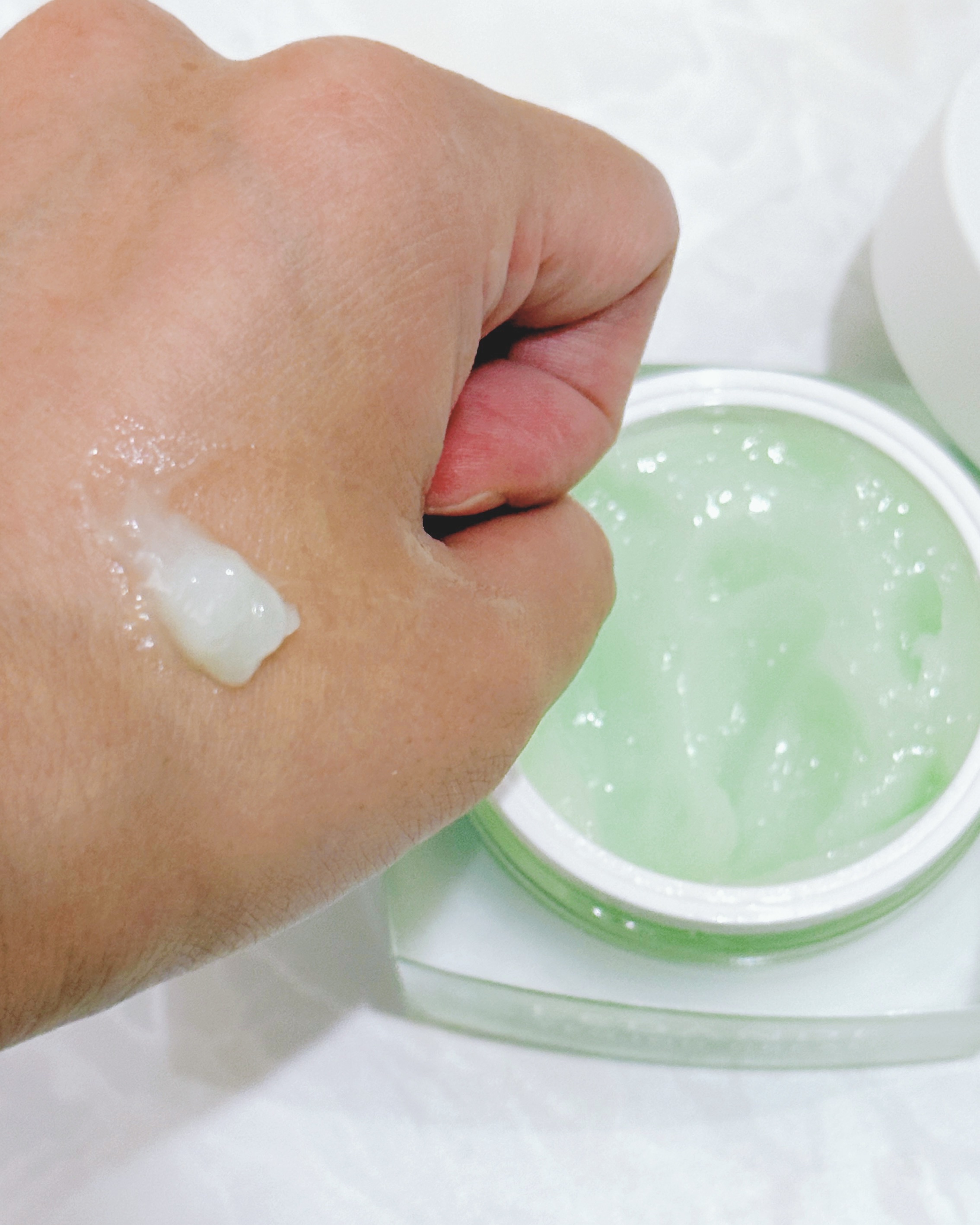 ツルレイシクリーム/LEDANDE/フェイスクリームを使ったクチコミ（3枚目）